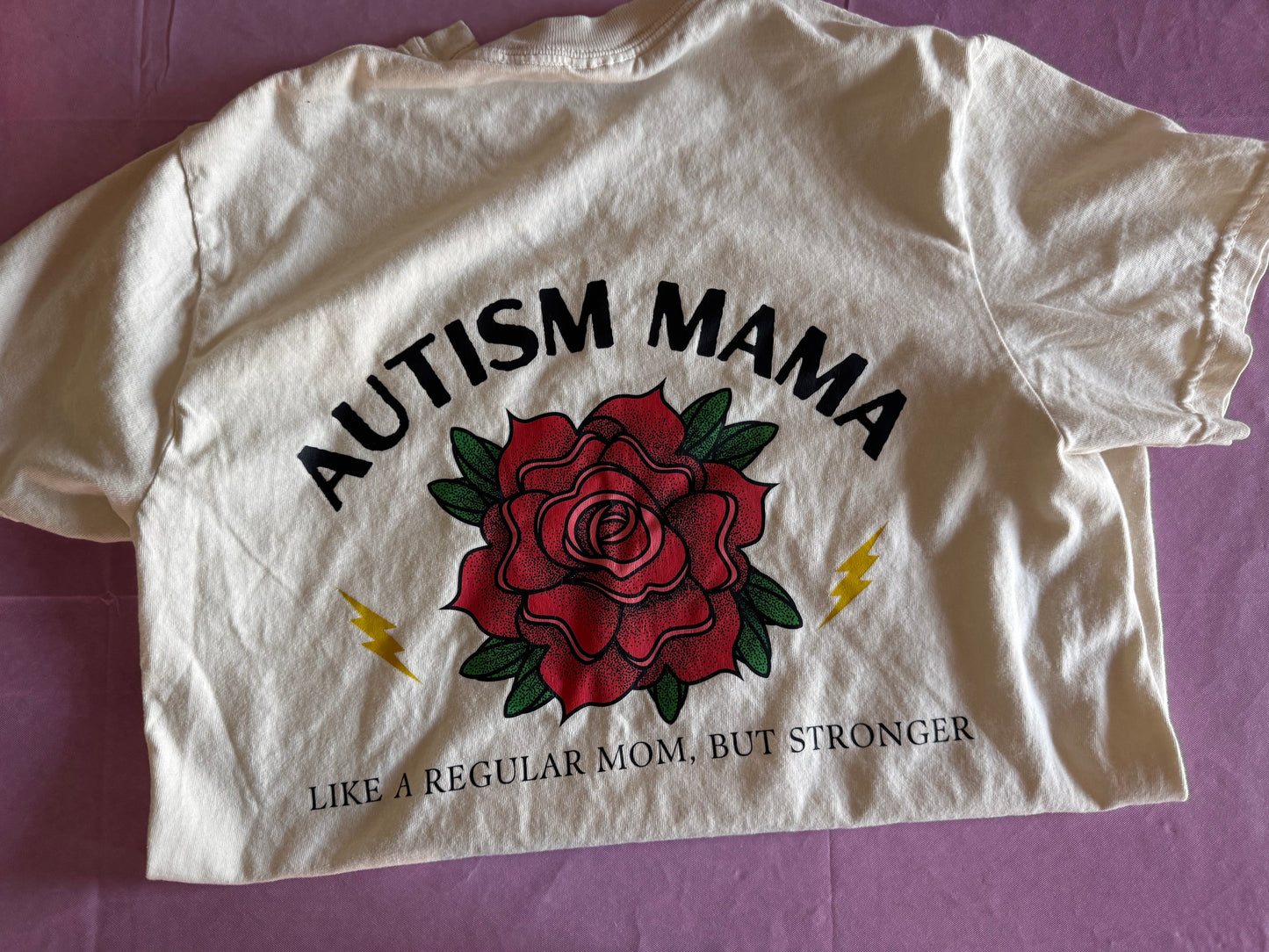 SZ S cc autism mama tee