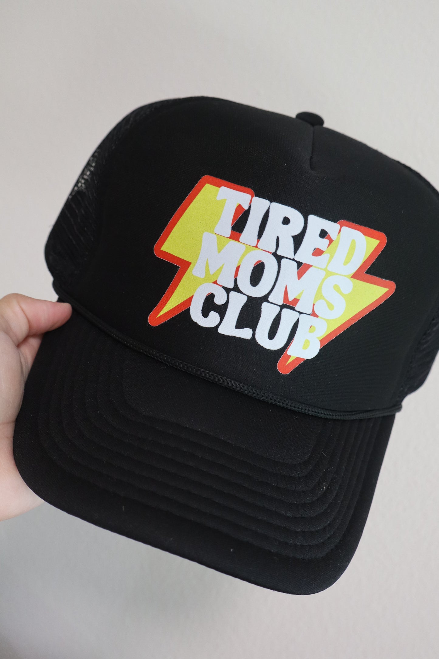 **flawed** TIRED MOMS CLUB TRUCKER