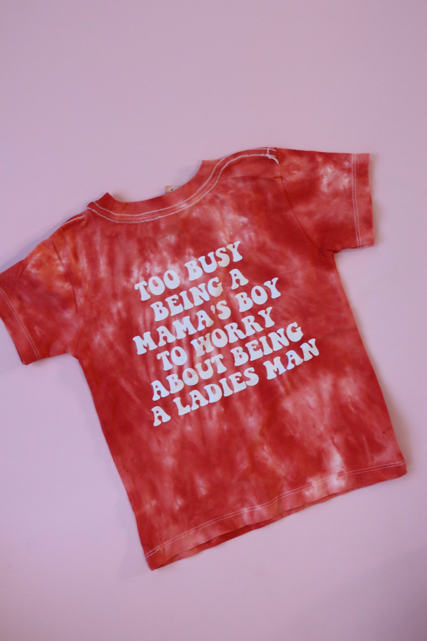 size 3T MAMA'S BOY TEE