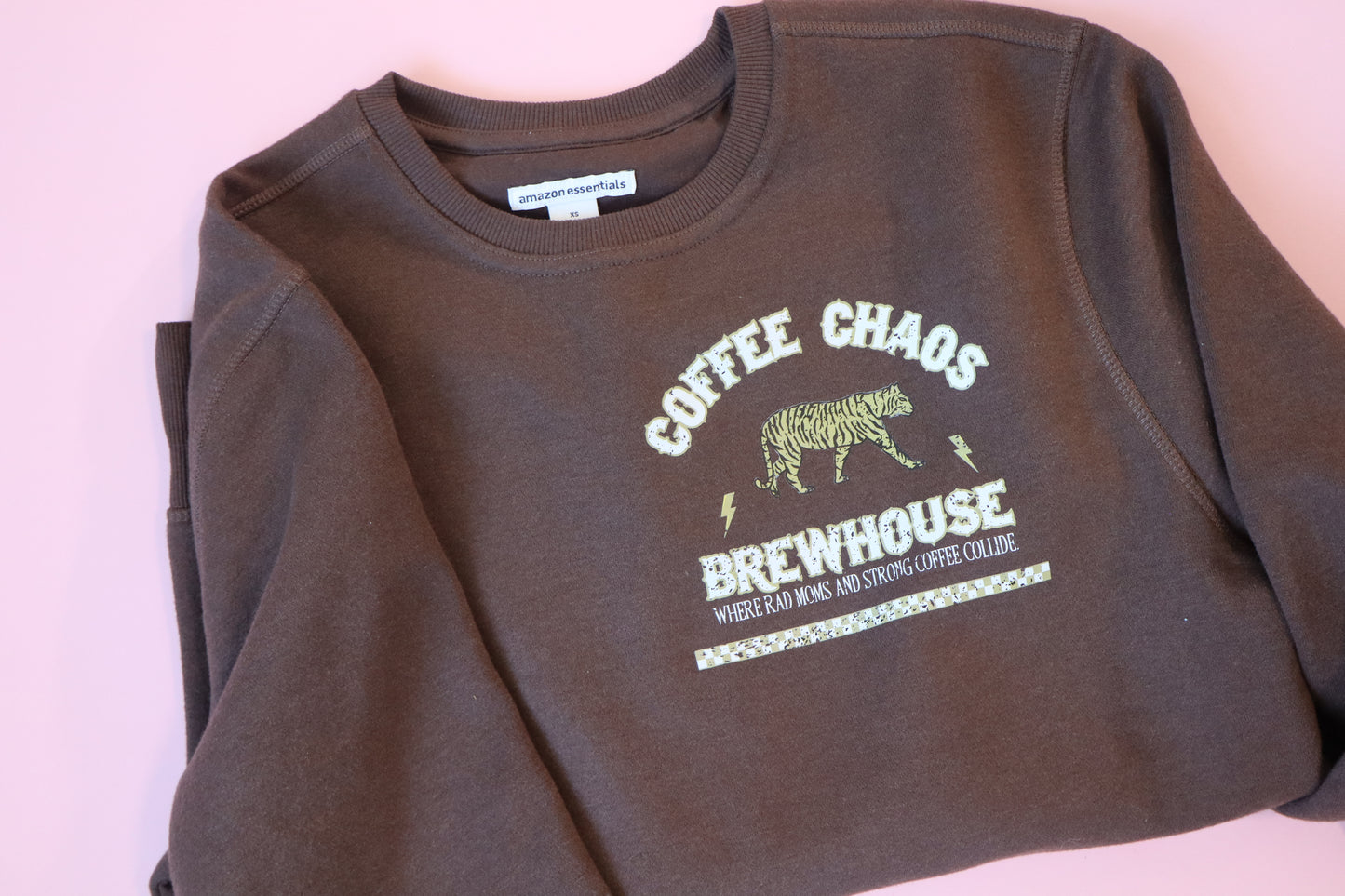 XS coffee crew (runs like a size small)