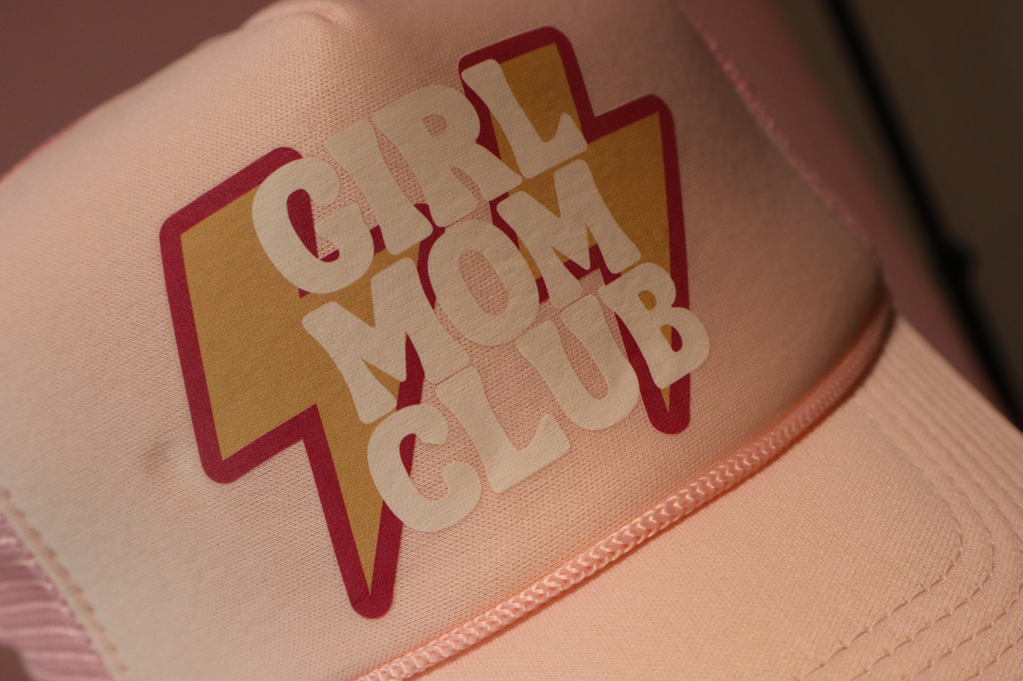 Girl mom club trucker