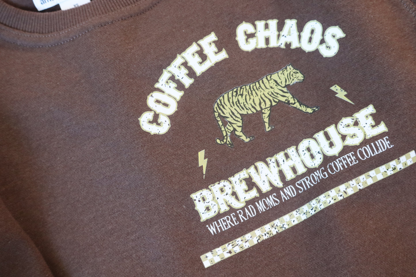 XS coffee crew (runs like a size small)