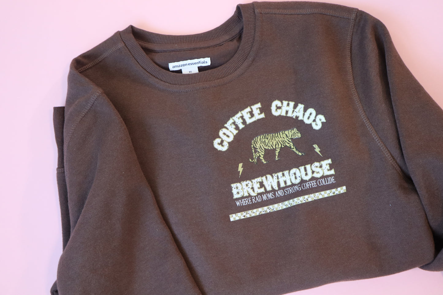 XS coffee crew (runs like a size small)