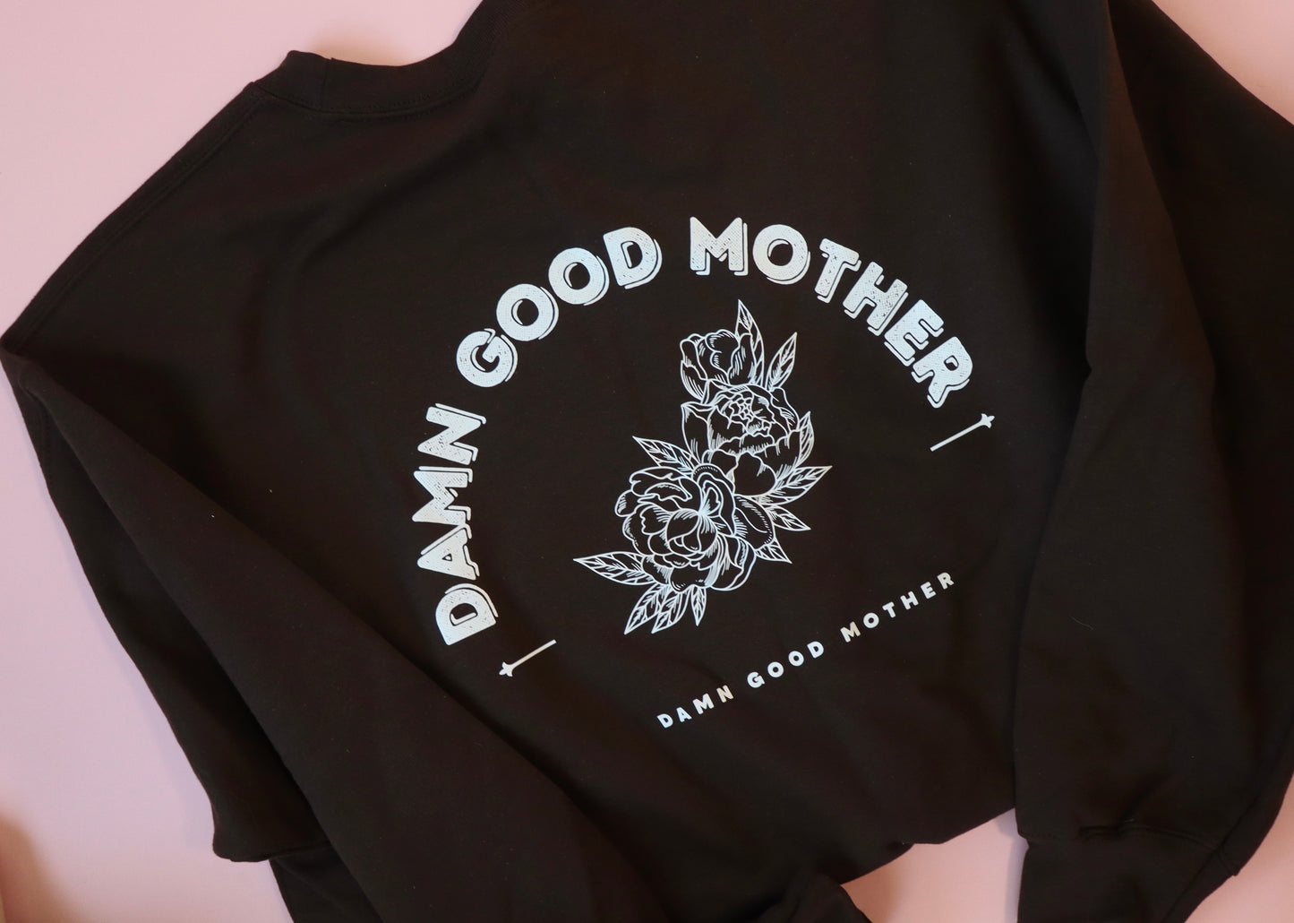 **FLAWED** SIZE L DAMN GOOD MOTHER CREW