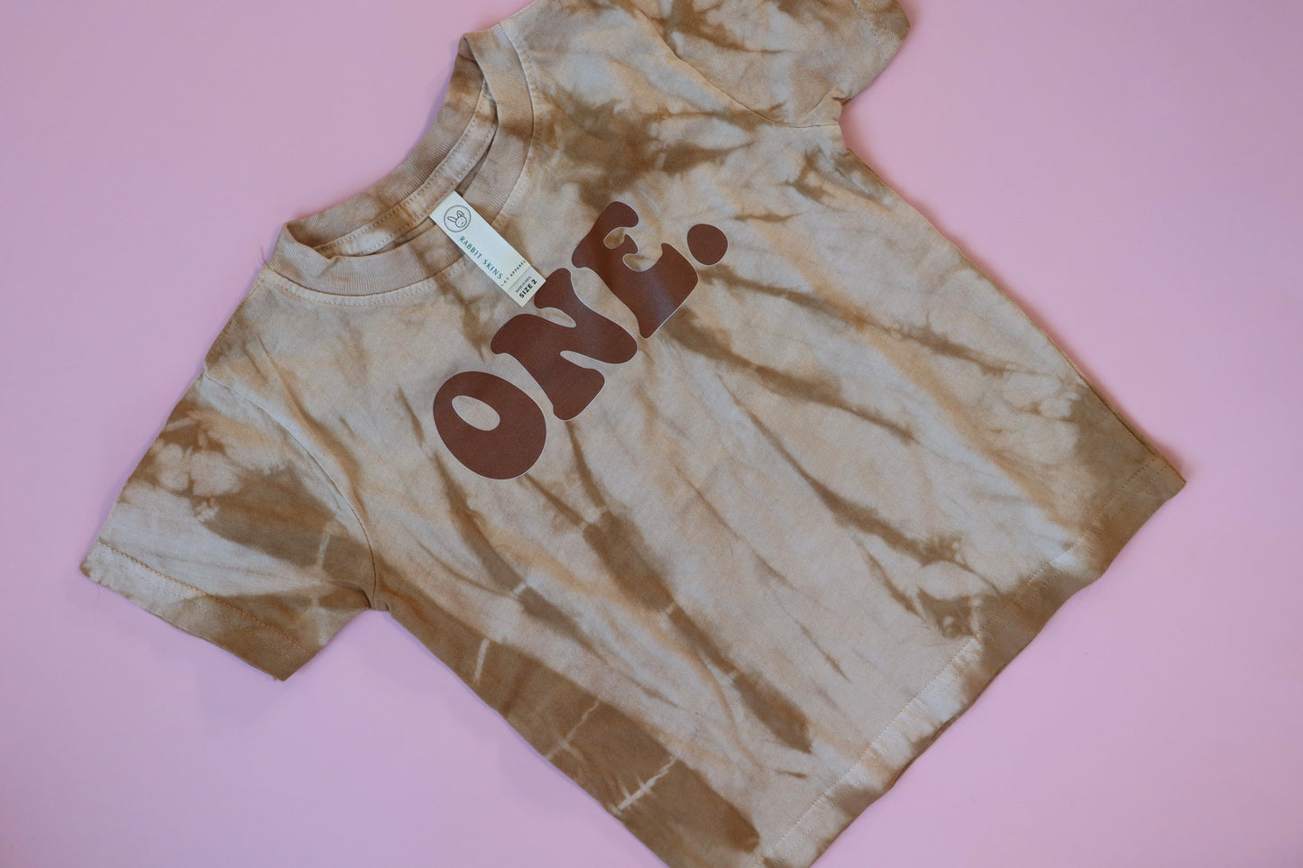 size 2T "ONE" TEE