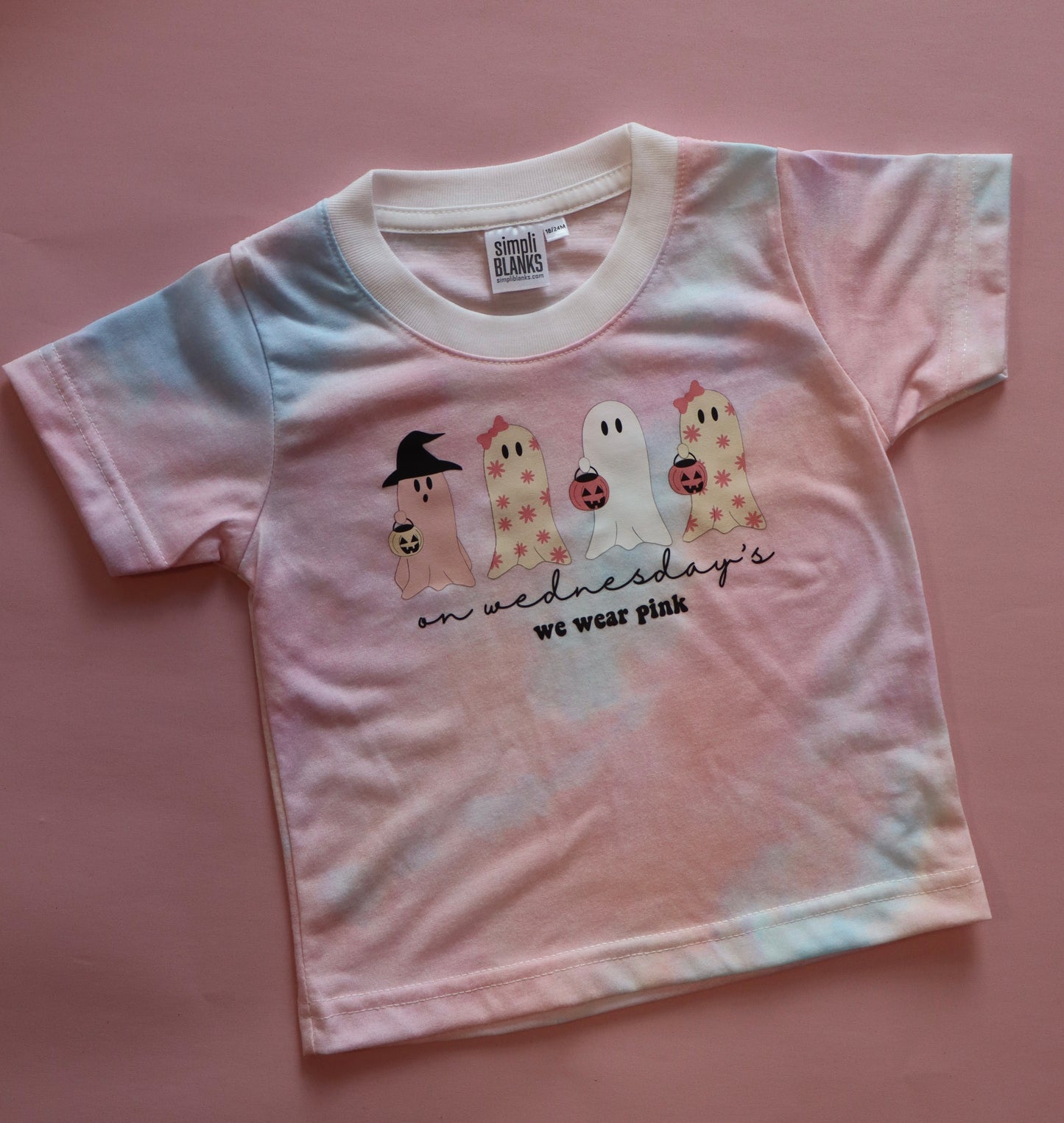 SIZE 18-24M WEDS WE WEAR PINK TEE