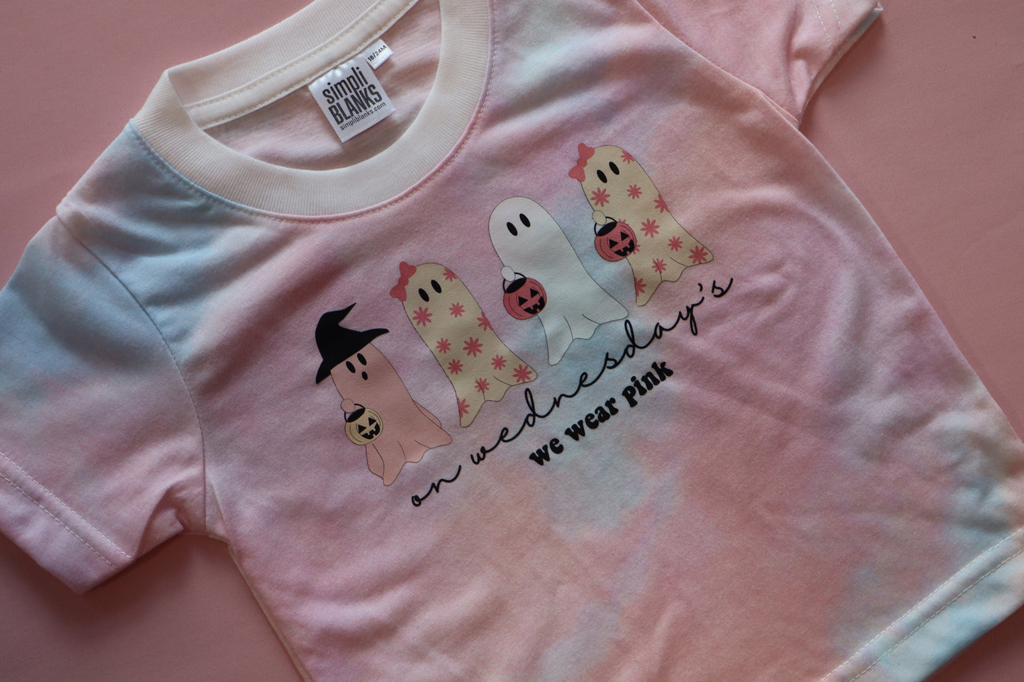 SIZE 18-24M WEDS WE WEAR PINK TEE