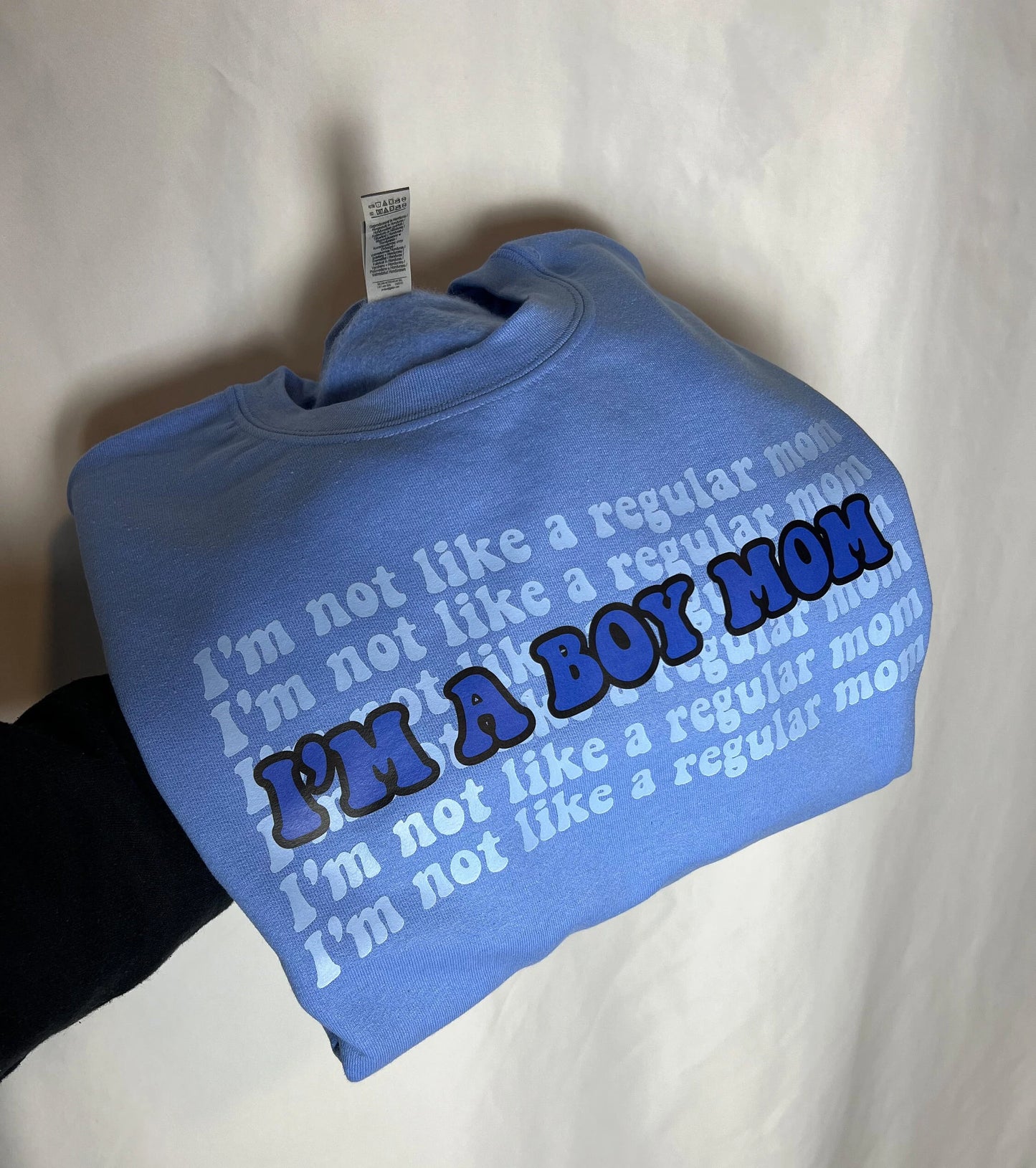Cool Mom Crewneck, Mom of Boys Sweatshirt, Boy Mama Sweatshirt, New Mom Gift, Valentine’s Day Gift for Mom, Blue Mama Sweatshirt