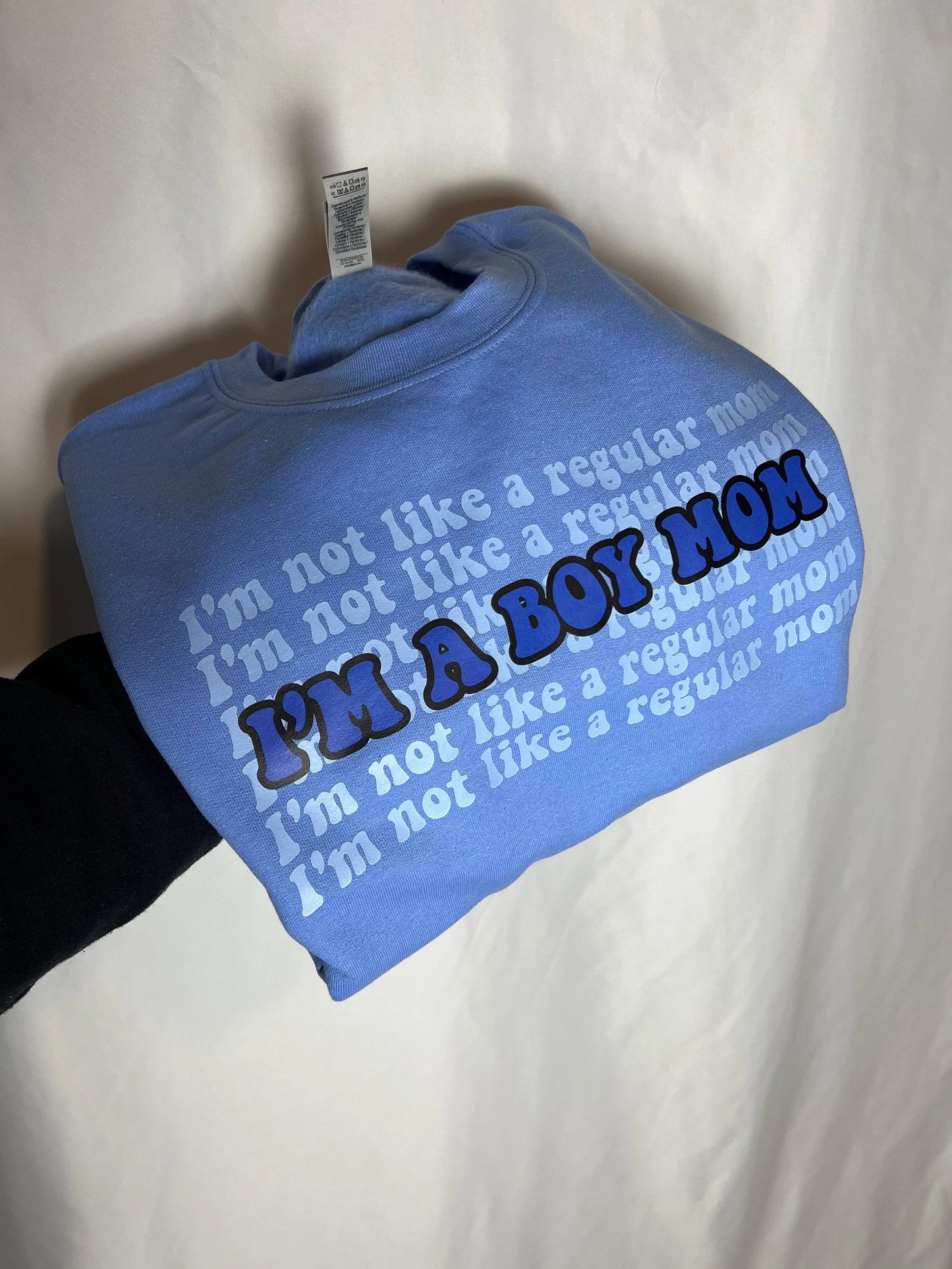 Cool Mom Crewneck, Mom of Boys Sweatshirt, Boy Mama Sweatshirt, New Mom Gift, Valentine’s Day Gift for Mom, Blue Mama Sweatshirt