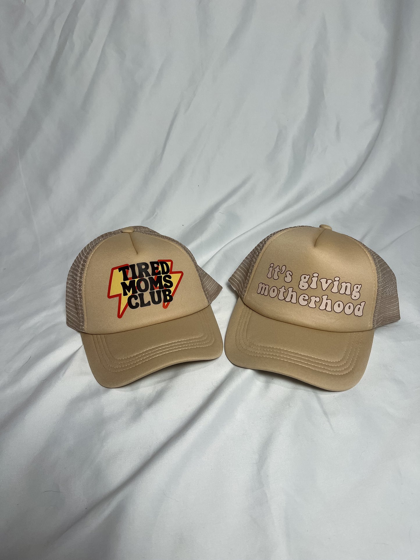 Tired Moms Club Trucker Hat, Trendy Mama Hat, Aesthetic Mom Gift, Gift for Mom, Valentine's Day Gift for Mom, New Mom Gift, Baby Shower Gift