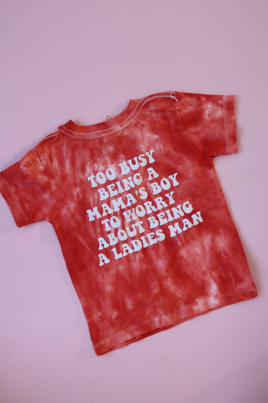 size 3T MAMA'S BOY TEE