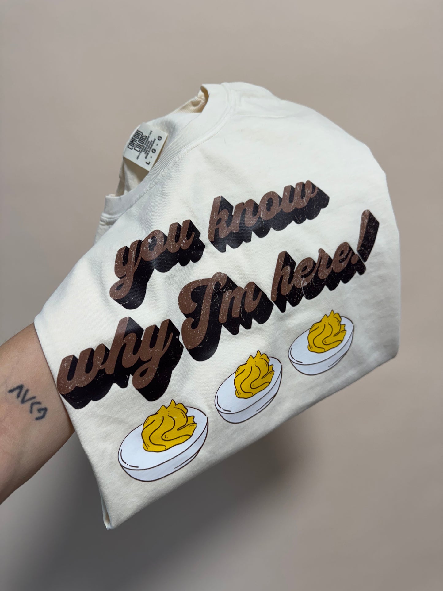 QUICK SHIP deviled eggs tee