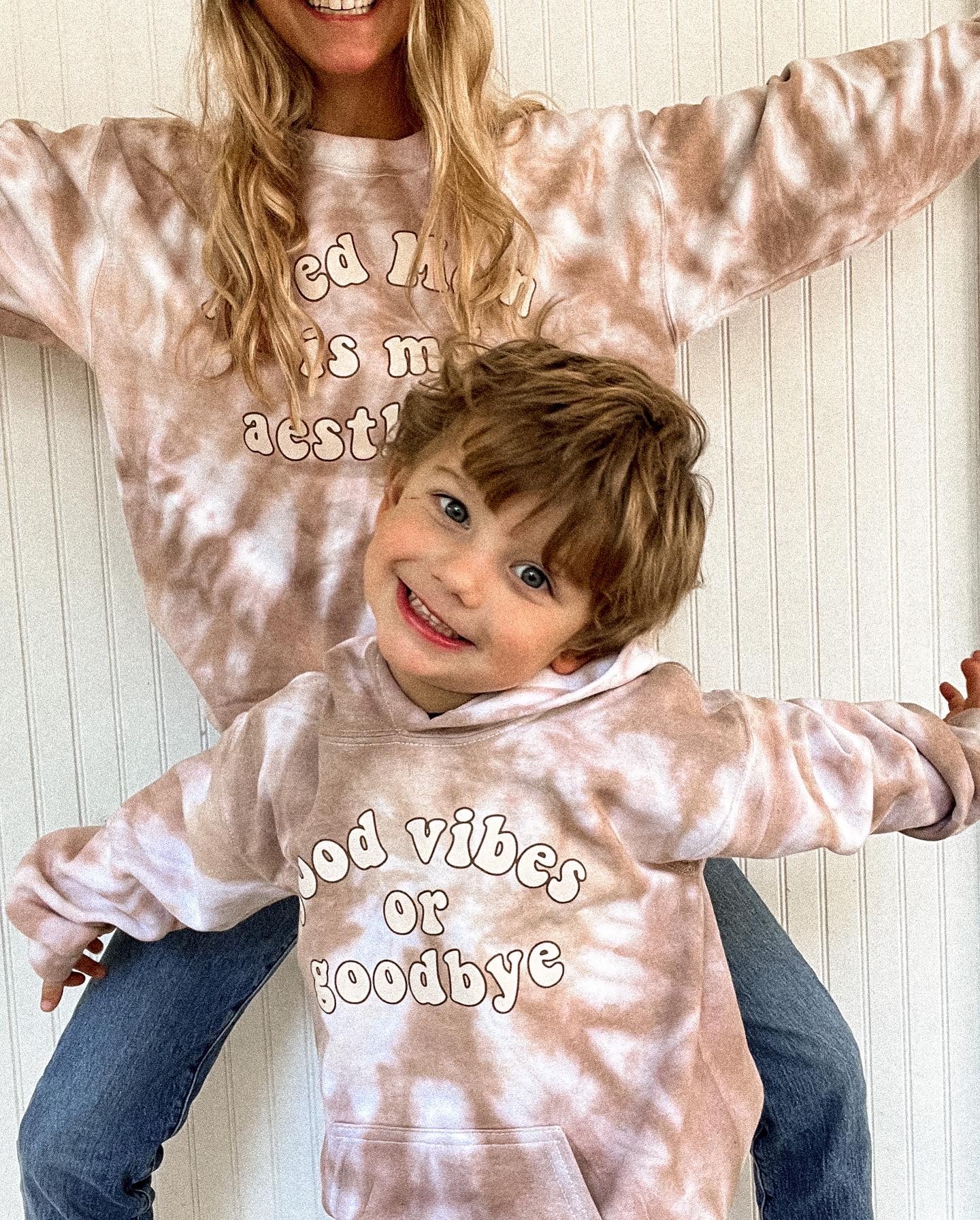 Good Vibes Shirt, Toddler Boy Sweatshirt, Birthday Gift for Toddler Boy, Christmas Idea for Kids, Matching Fall Sweatshirt for Boys, Trendy