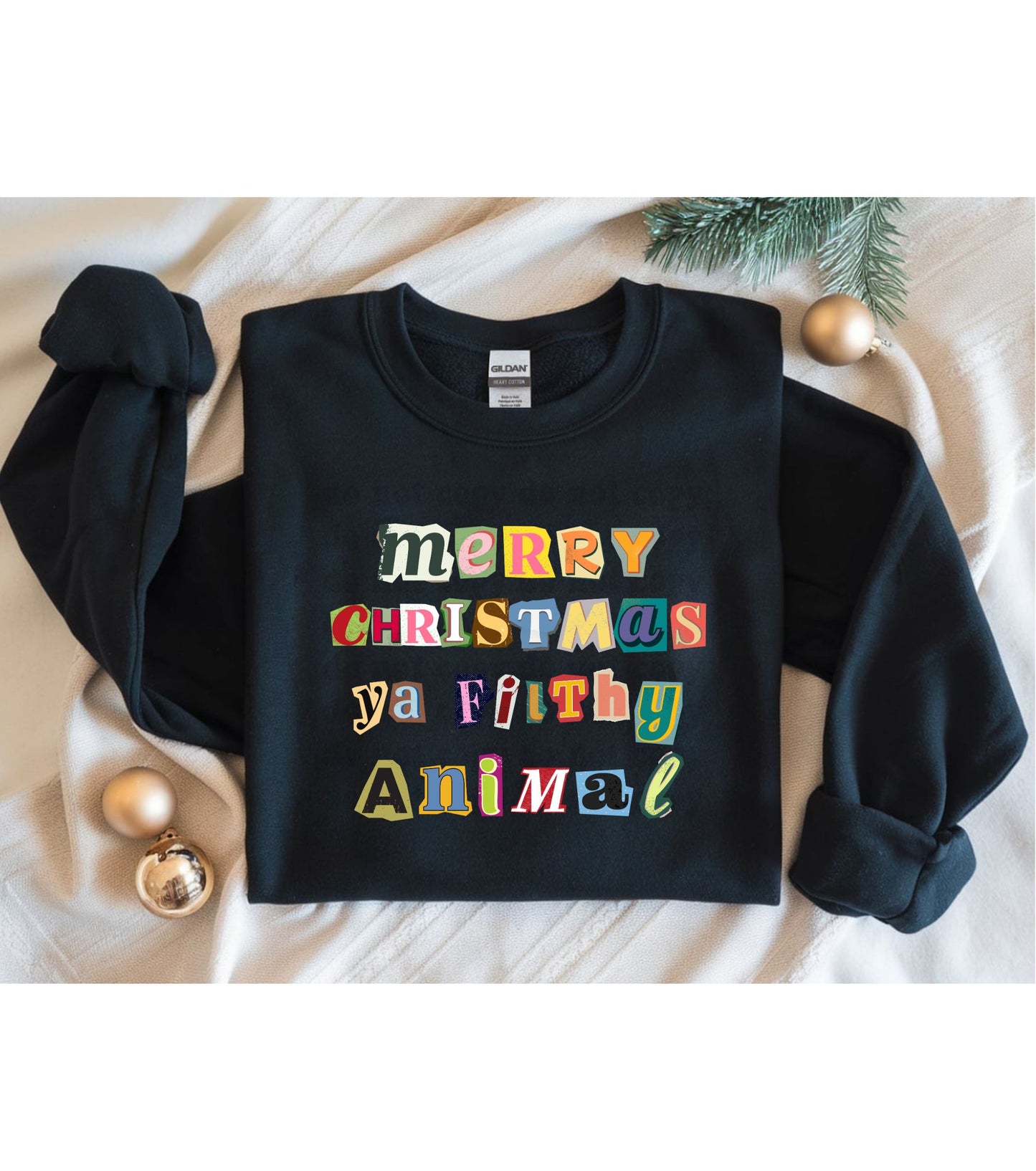 ADULT Merry Christmas Ya Filthy Animal