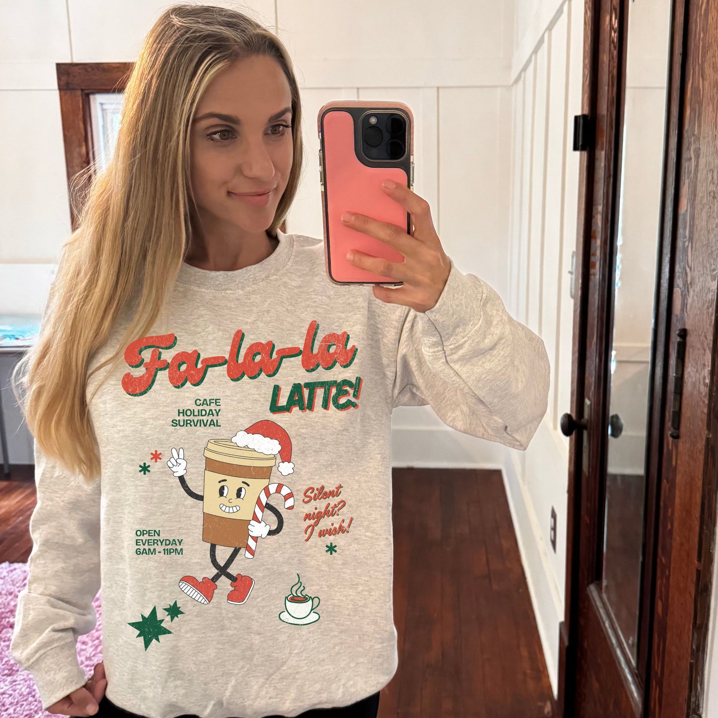 fa la latte tee OR crew