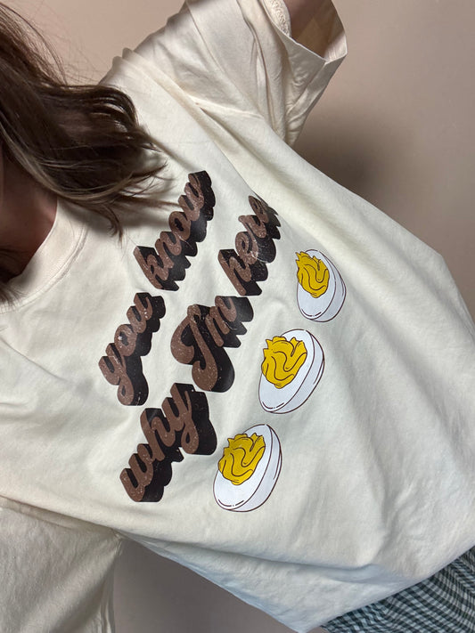 QUICK SHIP deviled eggs tee