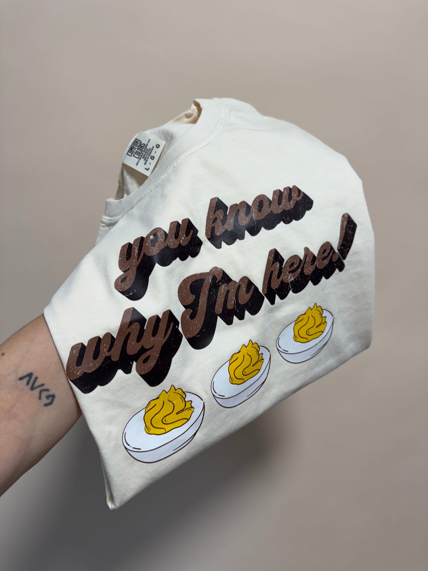 QUICK SHIP deviled eggs tee