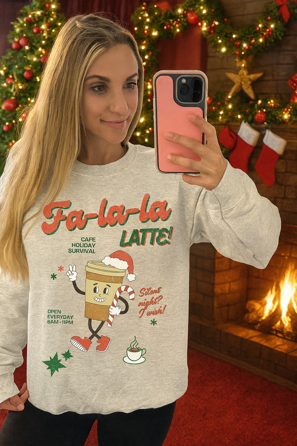 fa la latte tee OR crew