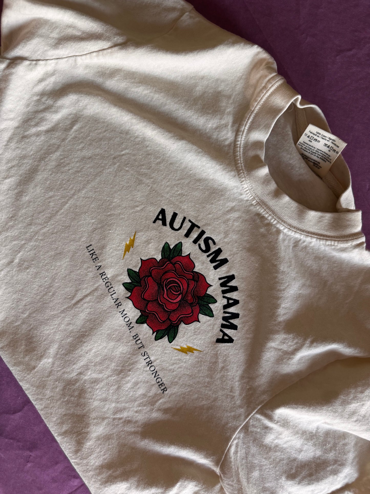SZ S cc autism mama tee