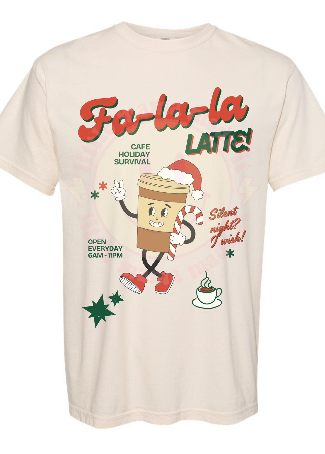 fa la latte tee OR crew