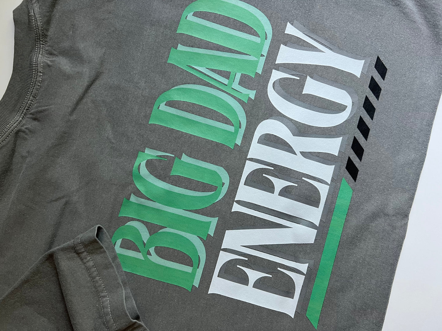 BIG DAD ENERGY GRAPHIC TEE, Gift for Dad's, Father's Day Gift for Dad, Comfort Colors Dad Tee