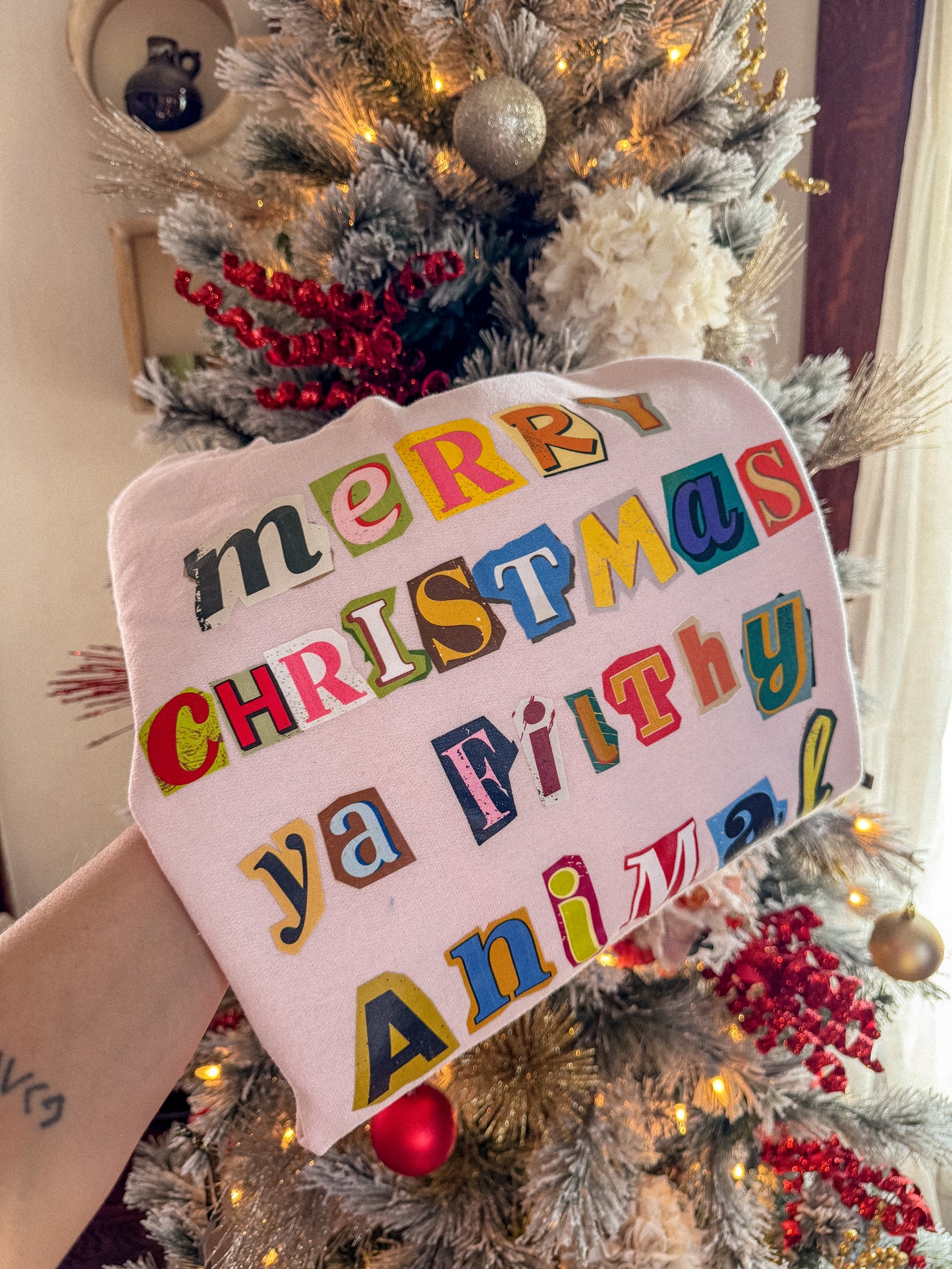 ADULT Merry Christmas Ya Filthy Animal