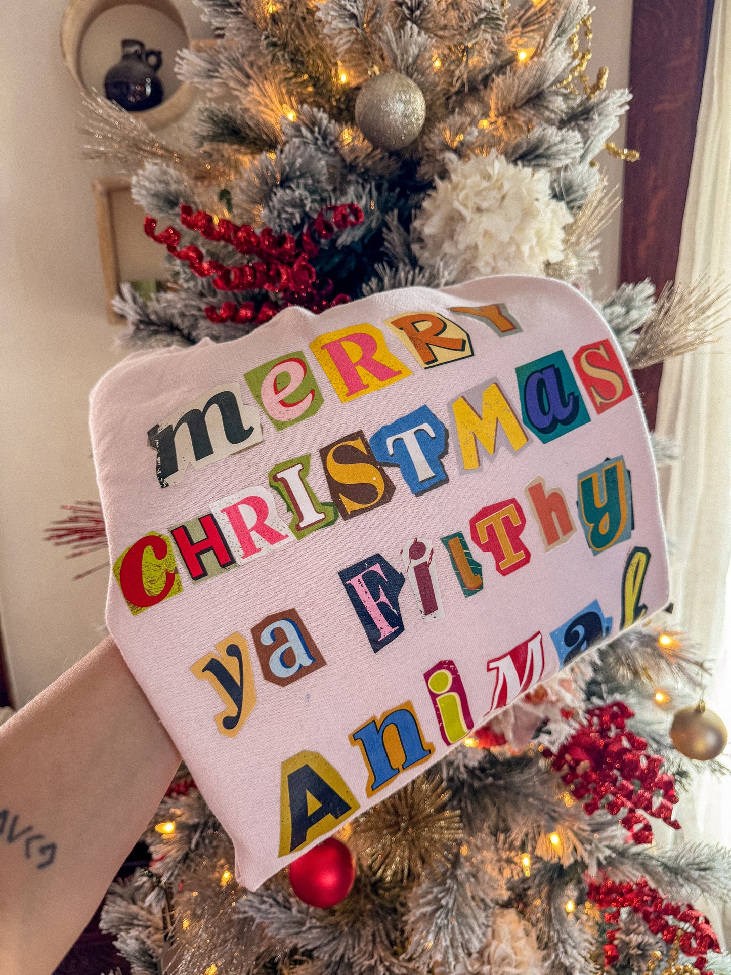 ADULT Merry Christmas Ya Filthy Animal