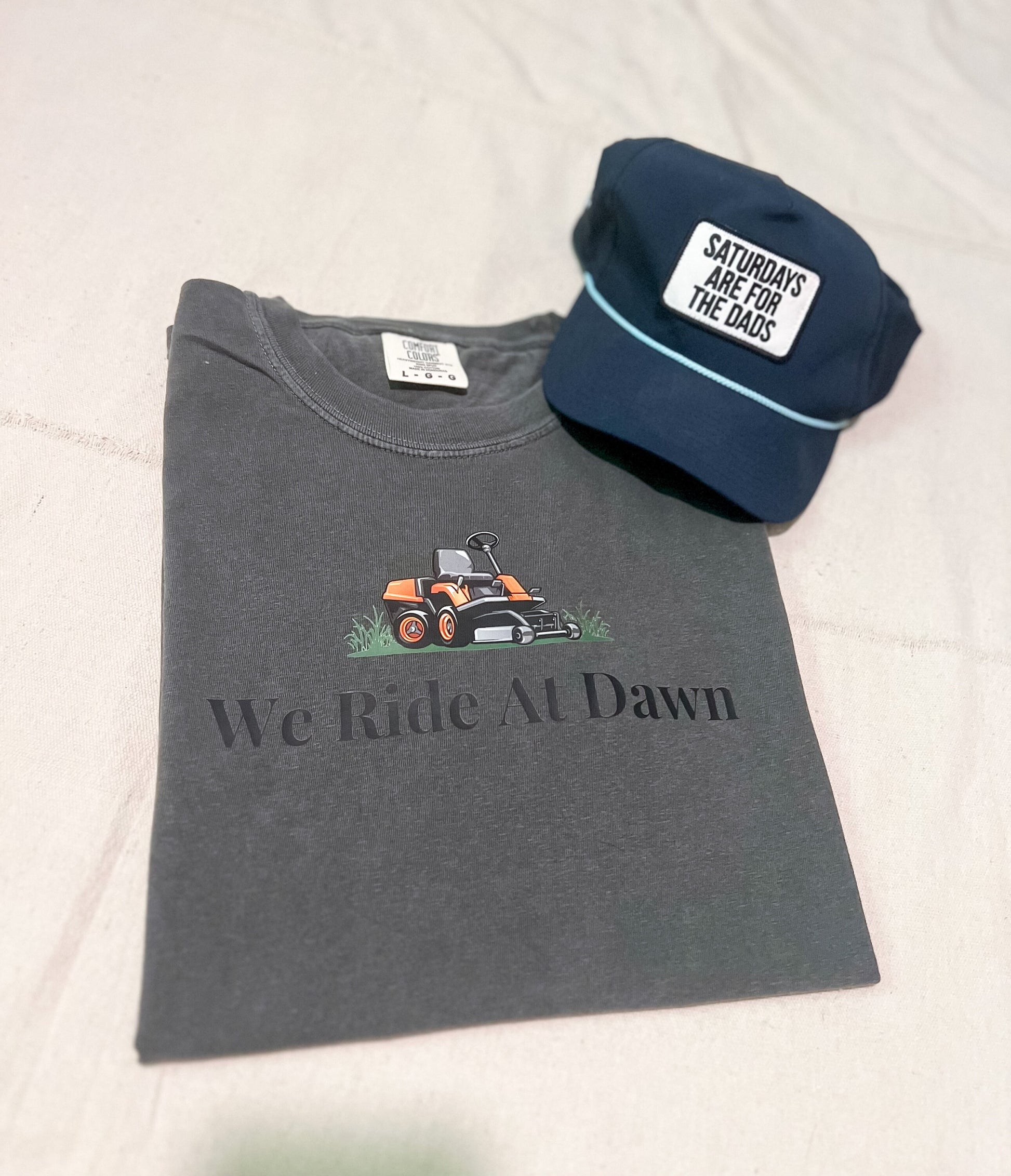 We Ride at Dawn Shirt, Dad Jokes T-shirt, Father's Day Gift from Kids, Funny Dad Shirt, Men's Graphic Tees, Tees for Dad, Gift for New Dad