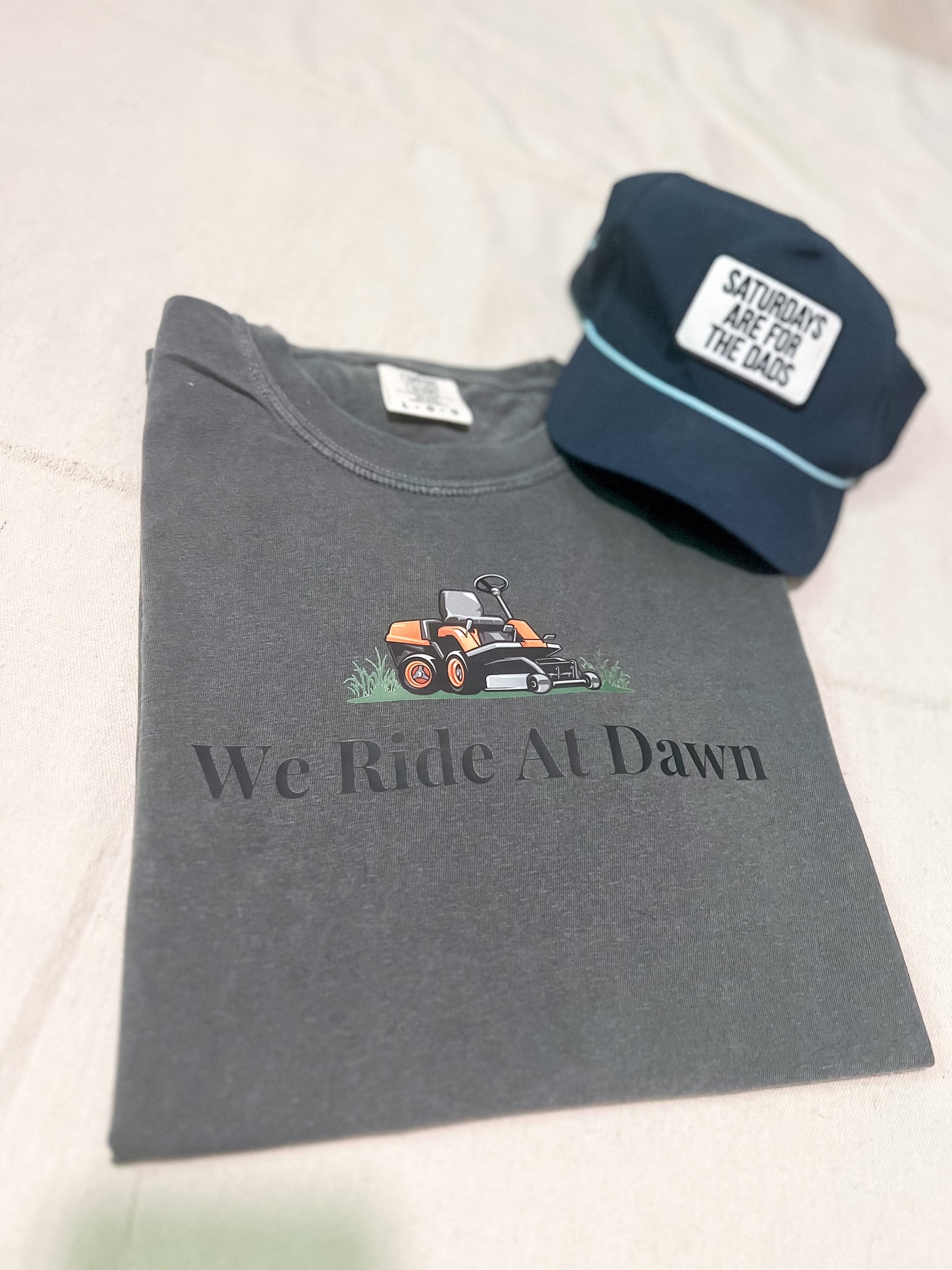 We Ride at Dawn Shirt, Dad Jokes T-shirt, Father's Day Gift from Kids, Funny Dad Shirt, Men's Graphic Tees, Tees for Dad, Gift for New Dad