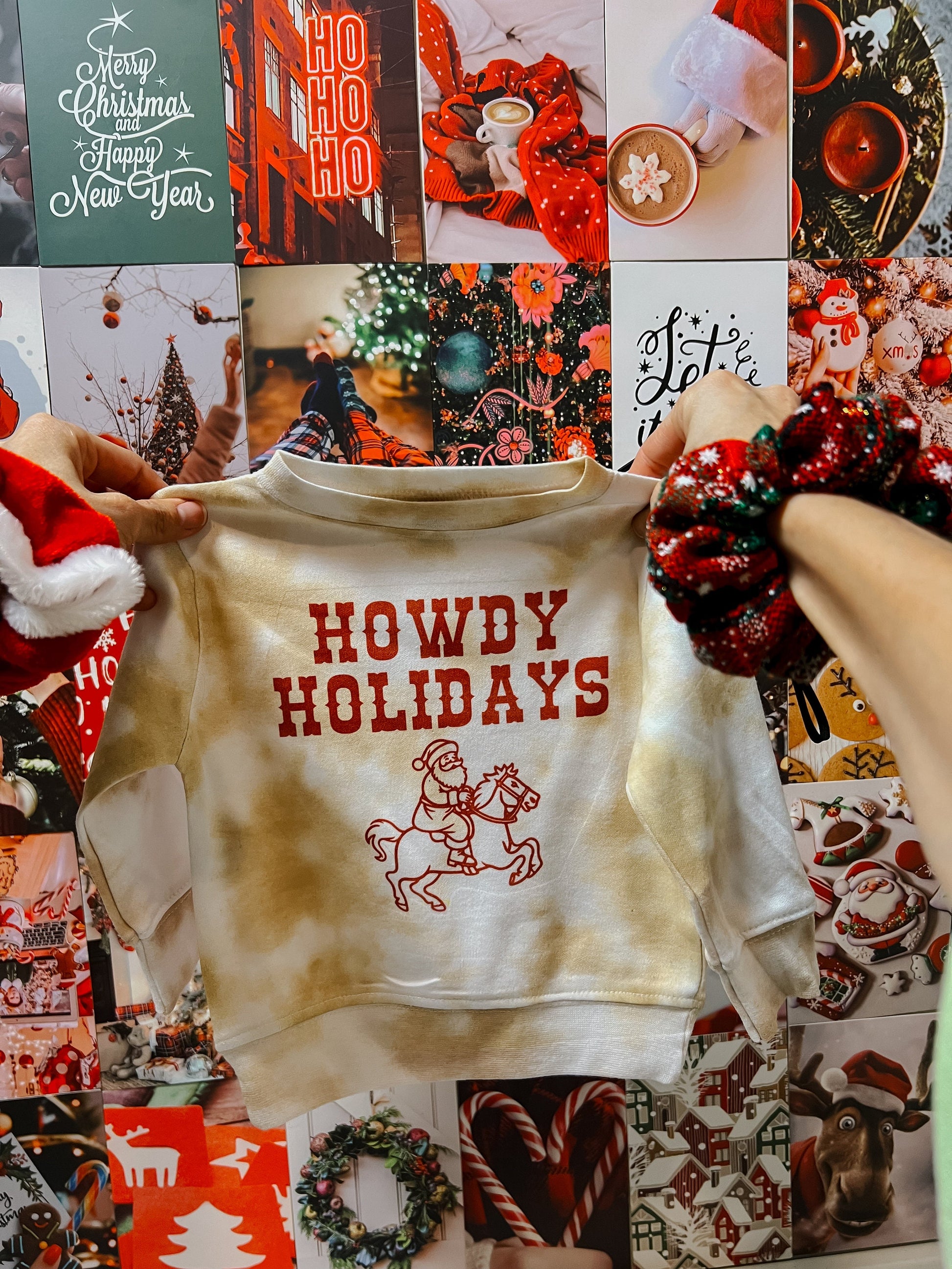 Howdy Holidays Western Christmas Shirt for Infants, Toddlers and Kids, Cute Kids Christmas Shirt, Toddler Christmas Outfit, Custom Christmas