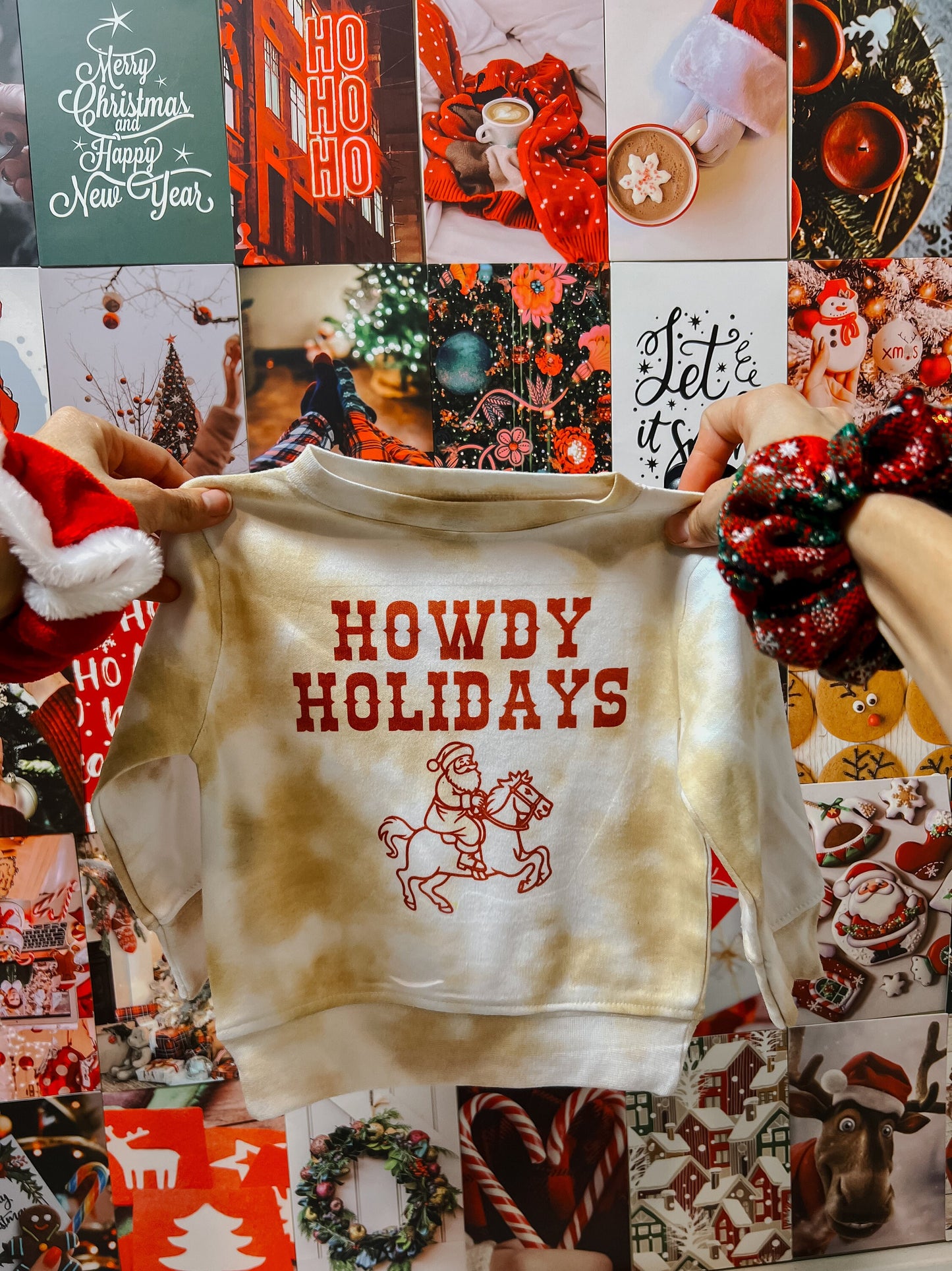 Howdy Holidays Western Christmas Shirt for Infants, Toddlers and Kids, Cute Kids Christmas Shirt, Toddler Christmas Outfit, Custom Christmas