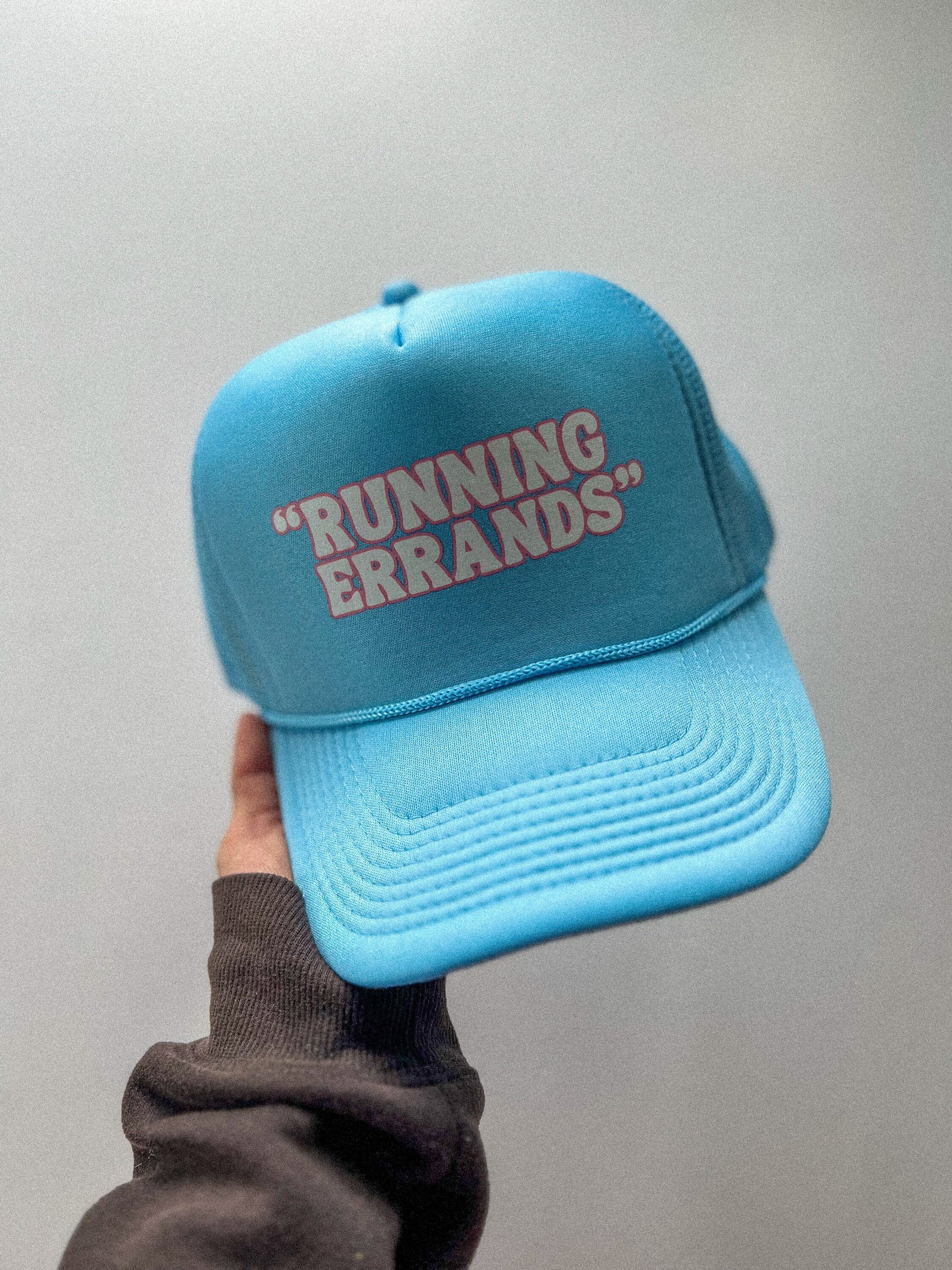 Running Errands Trucker Hat, Funny Mom's Trucker Hat, Mom Trucker Cap, Gift for New Mom, Cute Gift for Mom, Trucker Hat Gift, Trendy Trucker