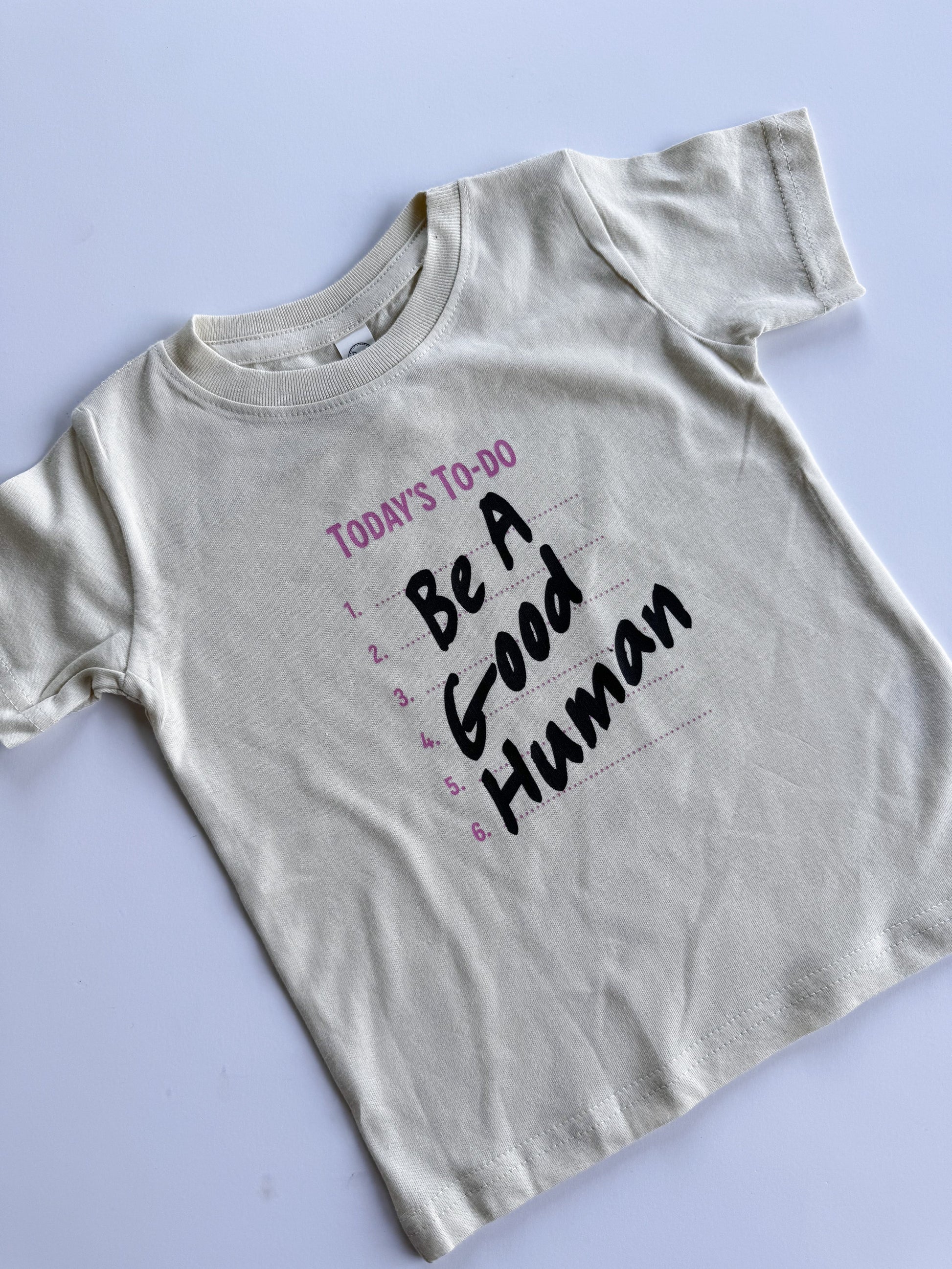 Matching Mama and Mini Shirts, Mom and Daughter Matching Shirts, Be a Good Human T-Shirt, Oversized Women’s Tee, Gift for Mom, Gift Daughter