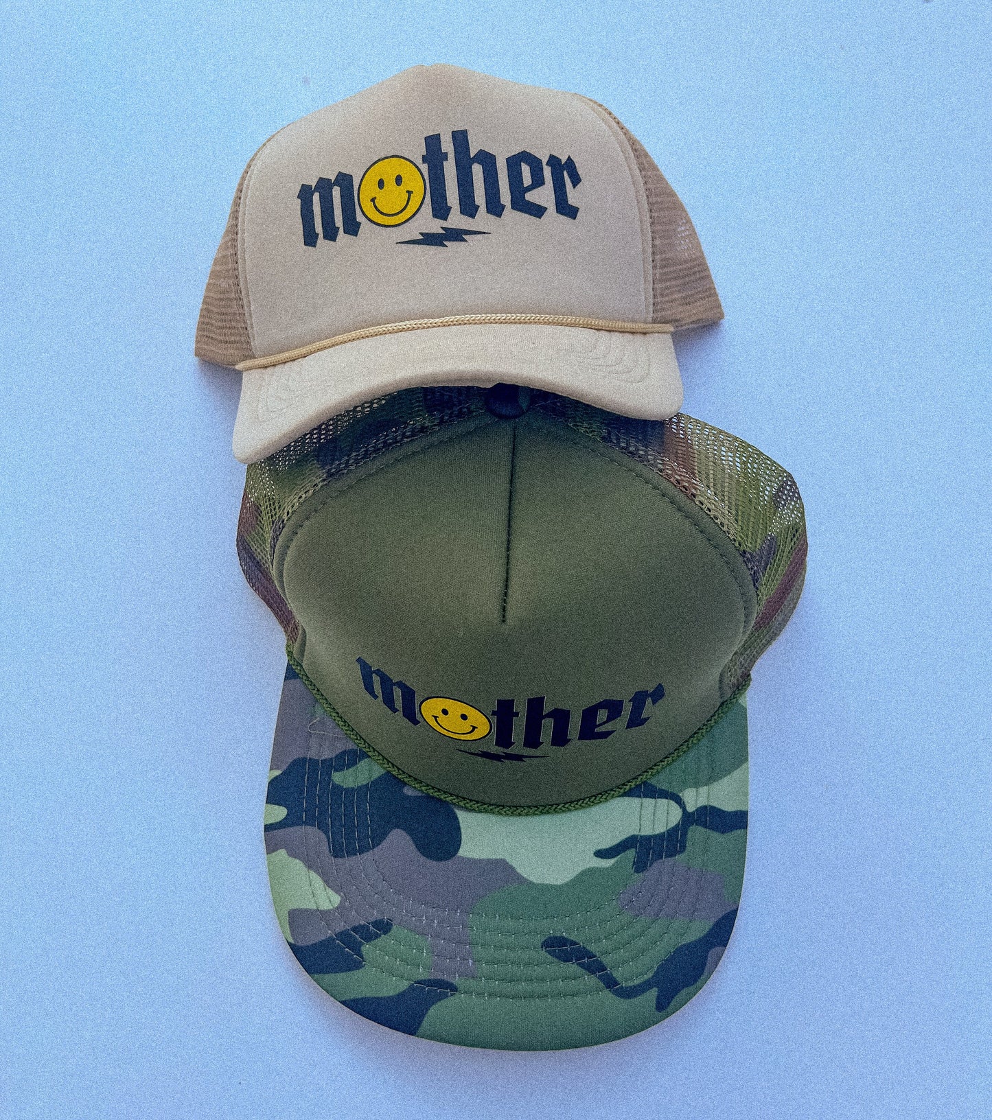 MOTHER Trucker Hat, Mama Trucker Hat, Beige Trucker Hat Women, Best Gifts for Mom, Mother's Day Gift for Mom, Camo Trucker Hat for Moms
