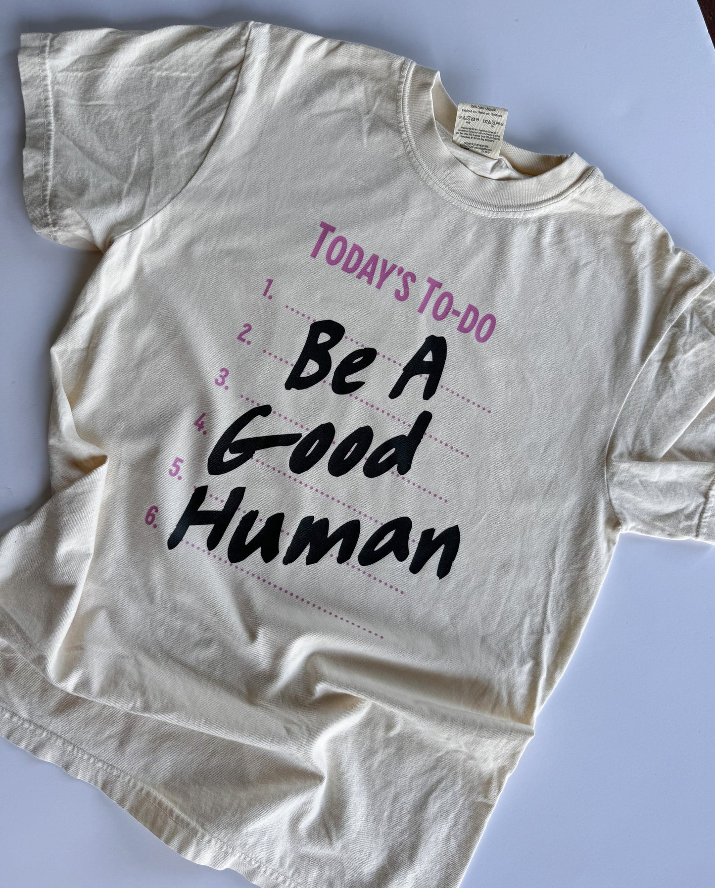 Matching Mama and Mini Shirts, Mom and Daughter Matching Shirts, Be a Good Human T-Shirt, Oversized Women’s Tee, Gift for Mom, Gift Daughter