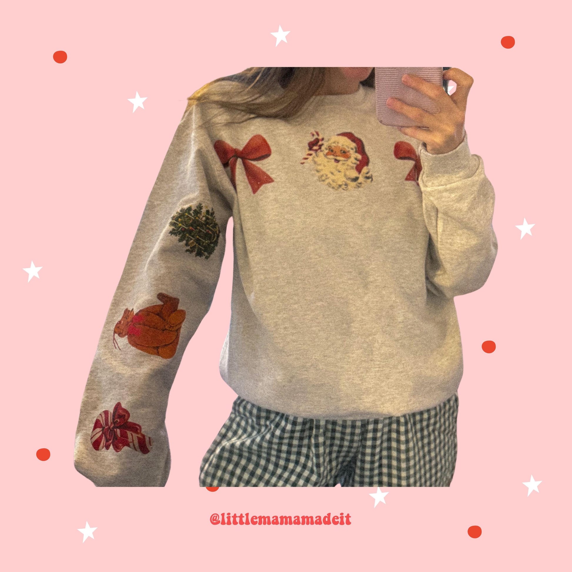 Festive Mama Christmas Crewneck, Merry Mama Sweatshirt, Cozy Christmas Crewneck for Mom, Gift for Moms, Christmas Crewneck for Moms