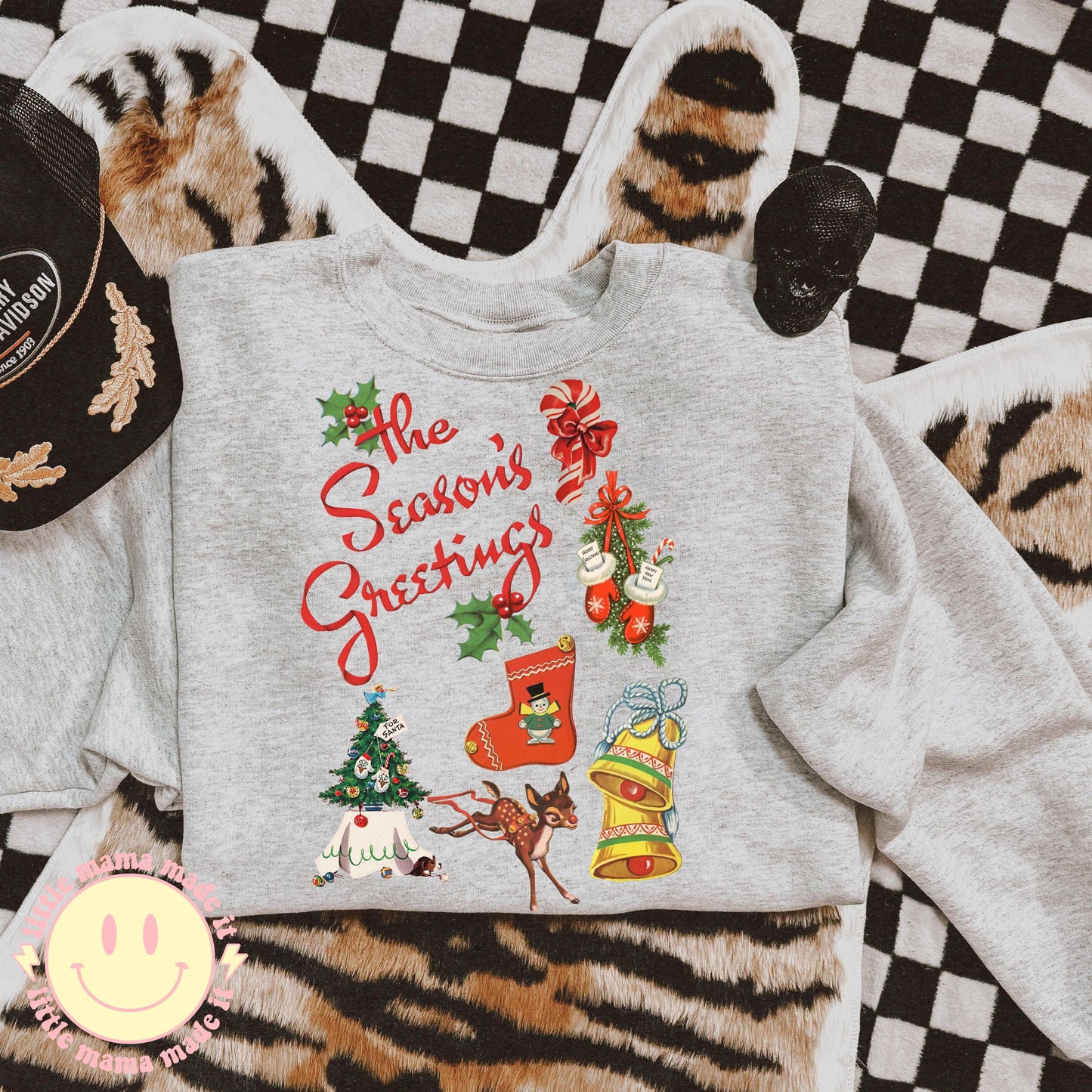 Retro Christmas Sweatshirt, Vintage Christmas Shirt, Santa Claus Shirt, Christmas Snowman Shirt, Christmas Tree Shirt, Merry Christmas Shirt