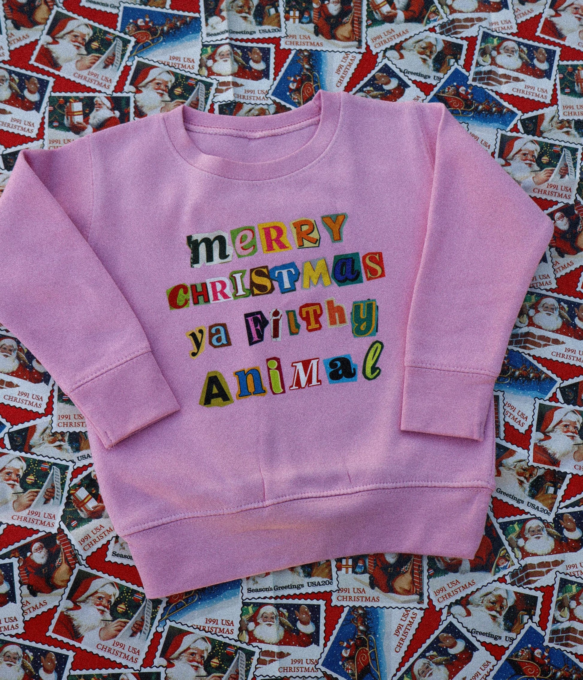 Merry Sweatshirt for Kids, Toddler Girl Christmas Sweater, Holiday Outfit, Cute Christmas Sweatshirt for Kid, Girls Retro Christmas Sweater