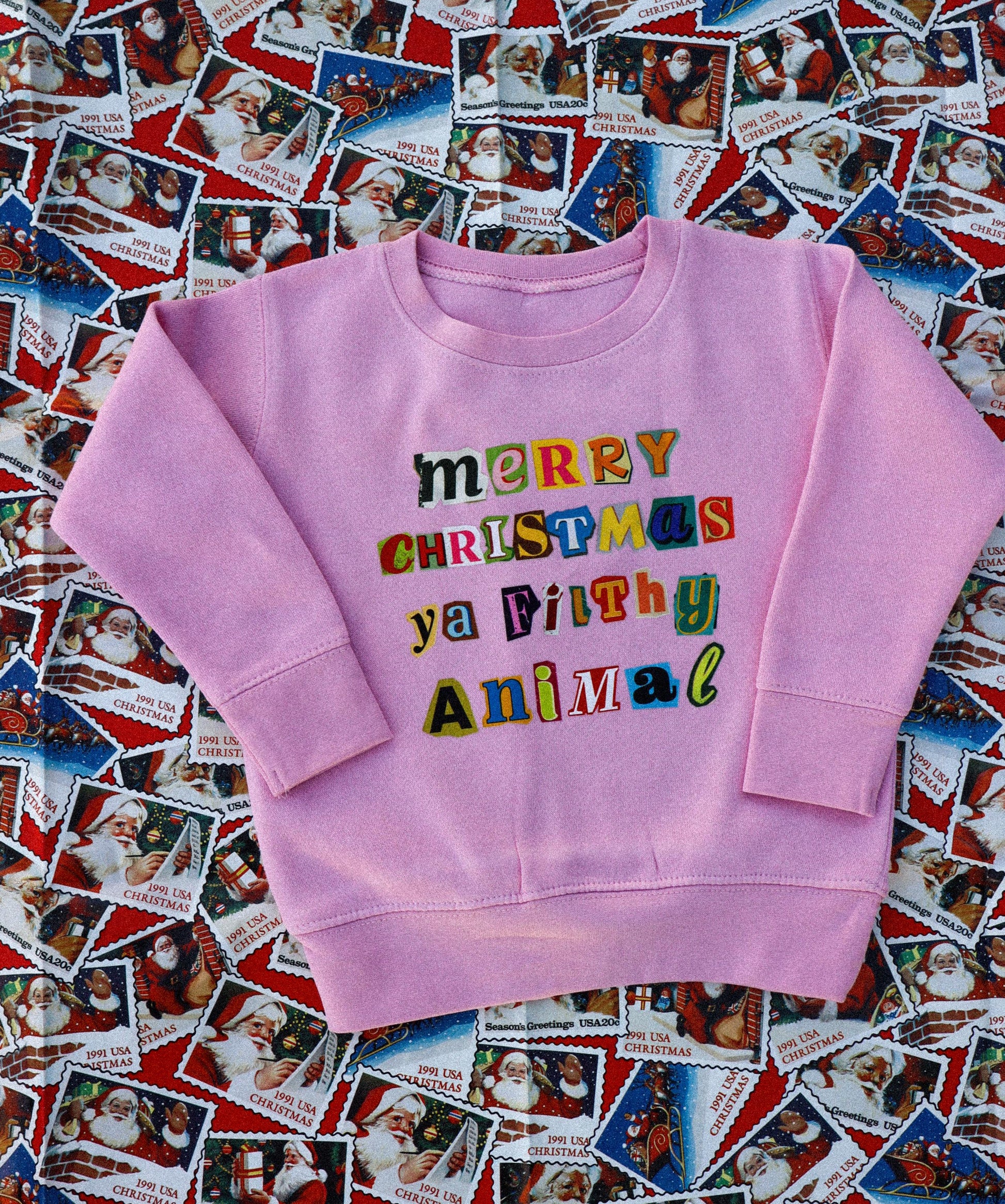 Merry Sweatshirt for Kids, Toddler Girl Christmas Sweater, Holiday Outfit, Cute Christmas Sweatshirt for Kid, Girls Retro Christmas Sweater