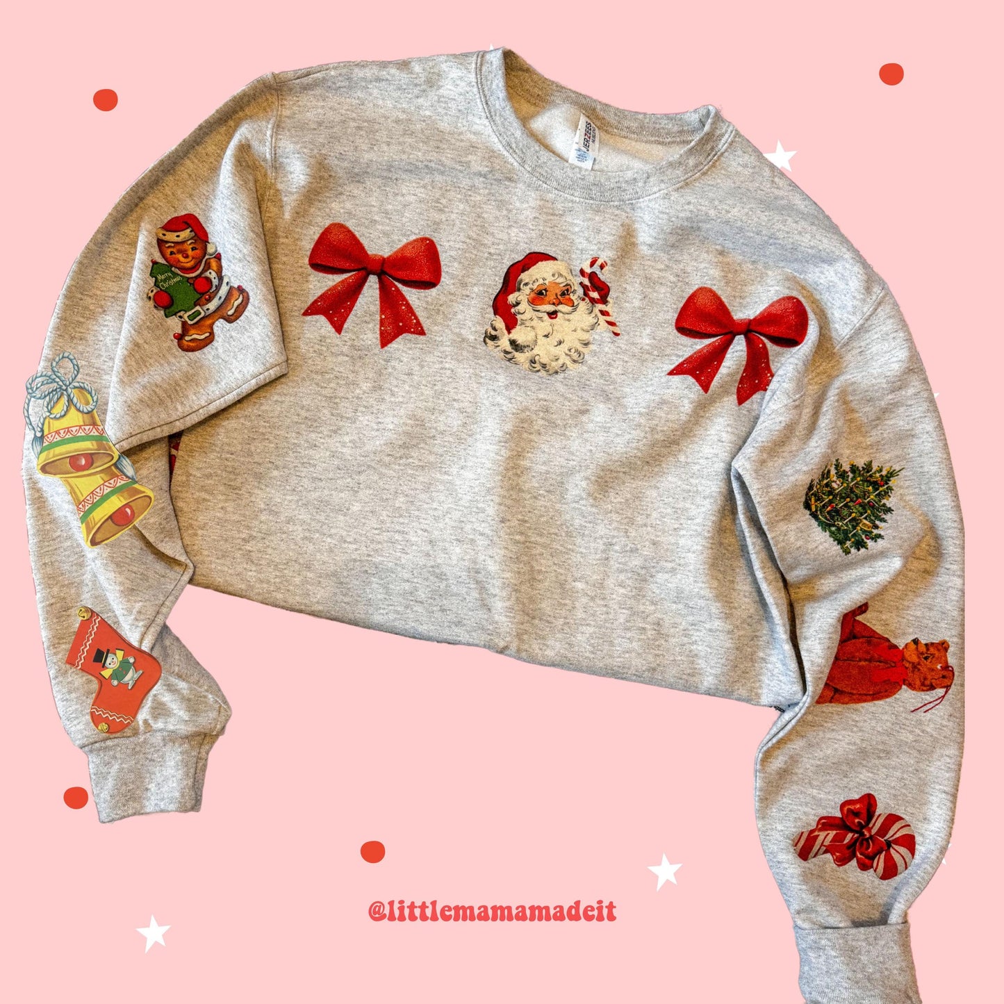 Festive Mama Christmas Crewneck, Merry Mama Sweatshirt, Cozy Christmas Crewneck for Mom, Gift for Moms, Christmas Crewneck for Moms