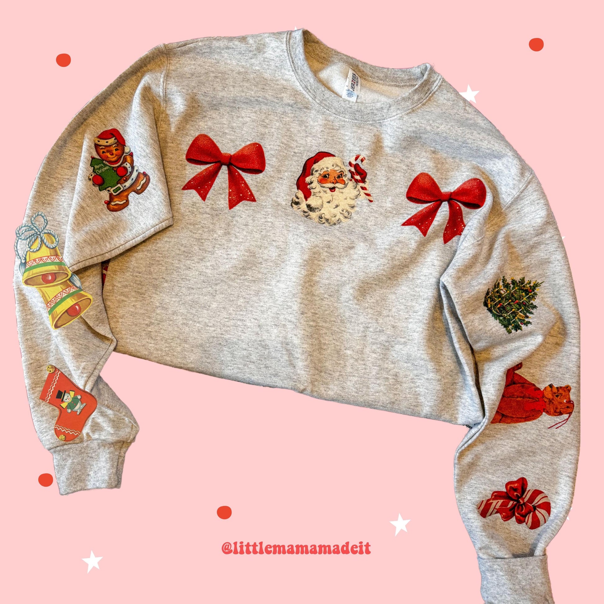 Festive Mama Christmas Crewneck, Merry Mama Sweatshirt, Cozy Christmas Crewneck for Mom, Gift for Moms, Christmas Crewneck for Moms