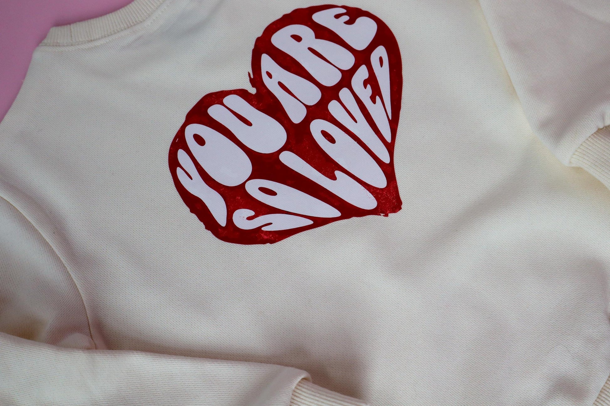 You Are So Loved Kids Valentine's Day Shirt or Sweatshirt - Unisex Infant, Toddler, Youth Heart Graphic Top