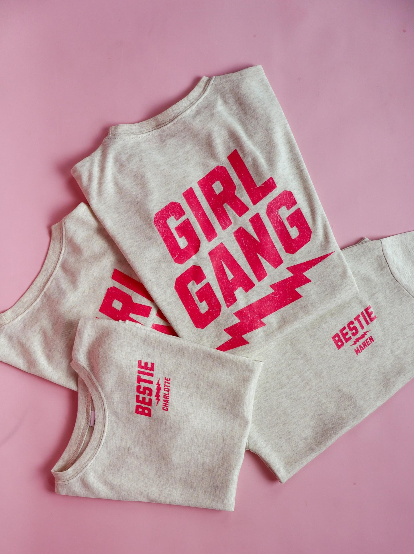 Girl Gang Matching Shirts for Mom and Daughter, Custom Bestie Tee for Girls, Personalized Toddler Shirt, Mommy and Me Gift, Girl Gang Outfit