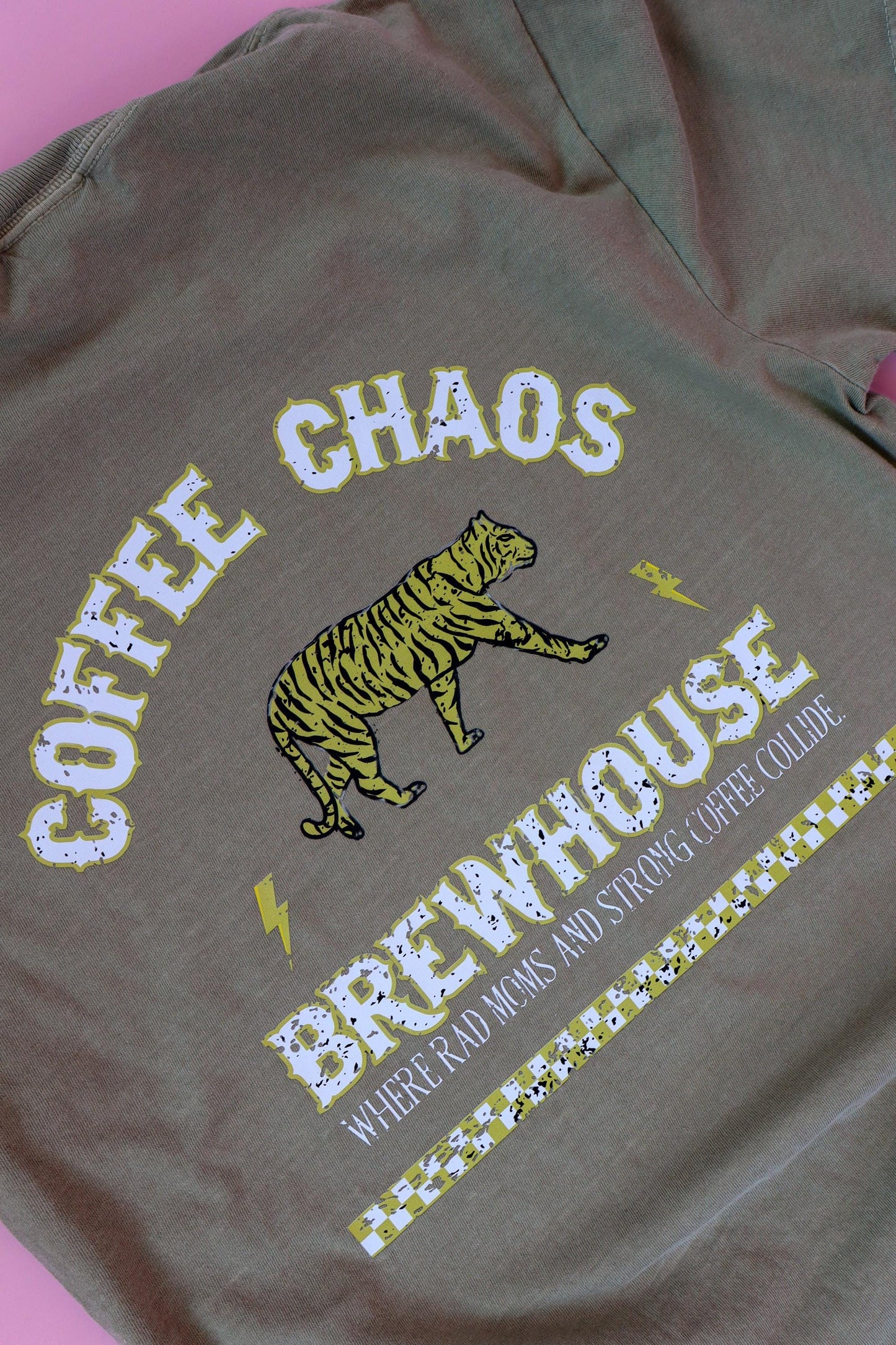 Coffee and Chaos Mother's Shirt, Oversized Mama Shirt, Tired as A Mother Shirt, Mother's Day Gift Ideas, Mother's Day Shirt from Kids, Retro