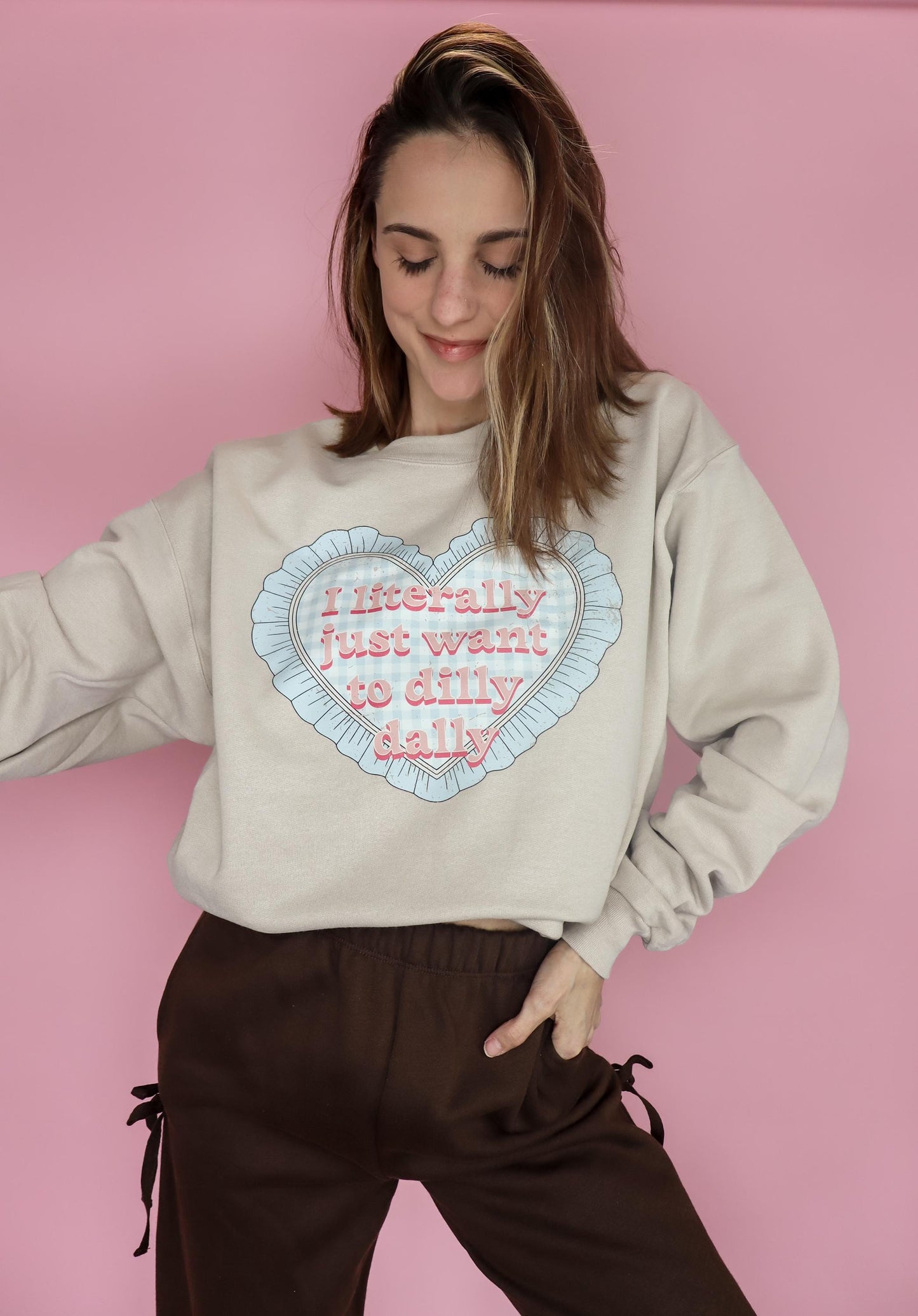 relaxed unisex crewneck for cozy winter days