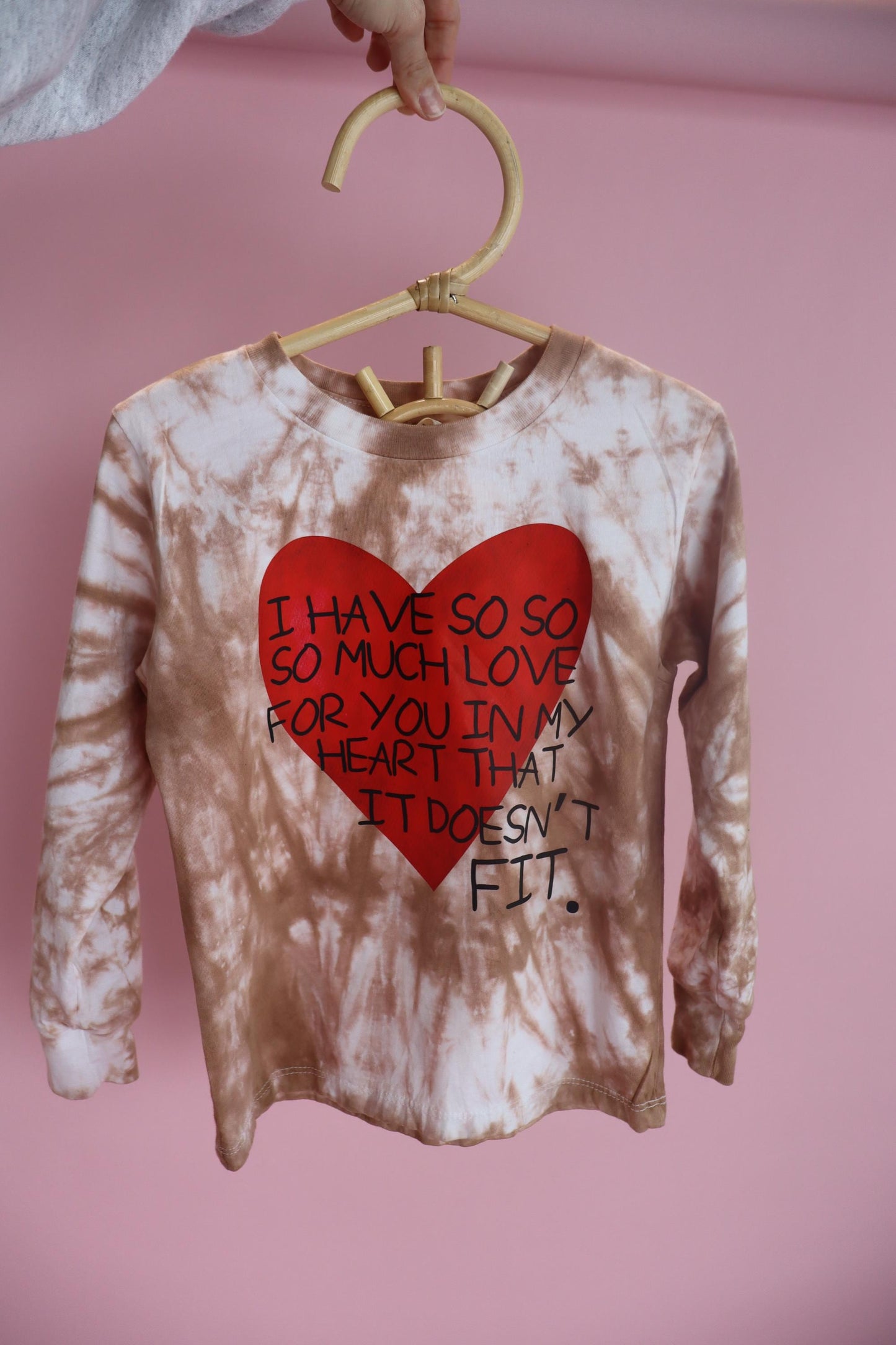 Kids Valentine Shirt, I Have So Much Love Shirt, Toddler Valentine Tee, Tie Dye Heart Shirt, Valentine's Day Outfit for Kids