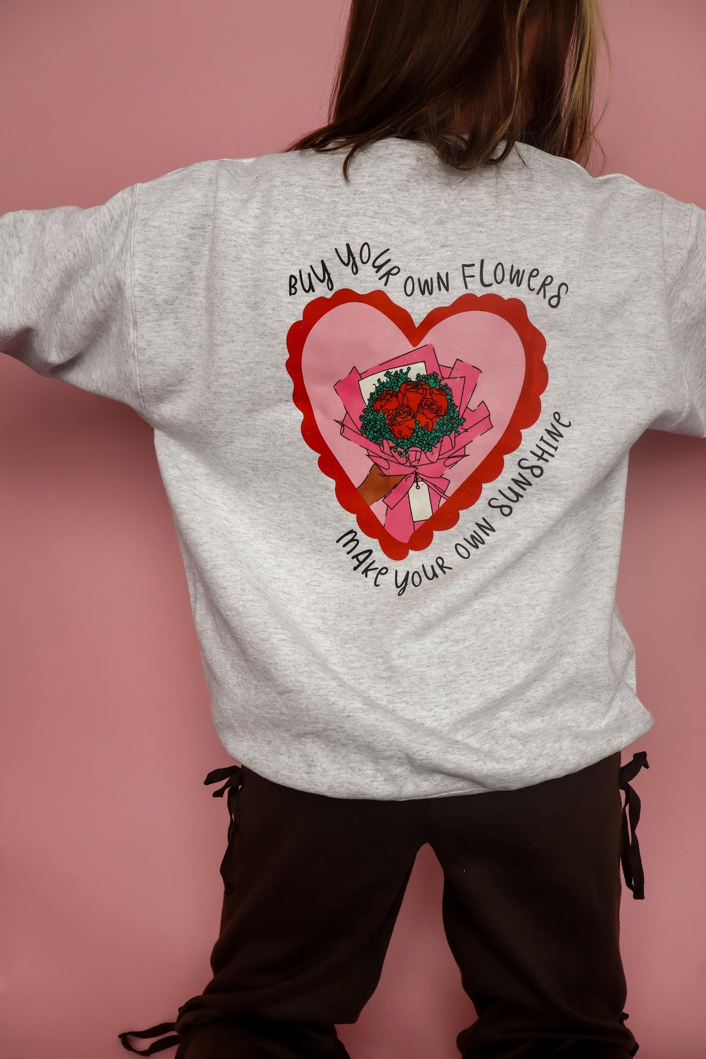 bold, hand-drawn heart design with empowering women message. perfect for Valentine's Day gifting