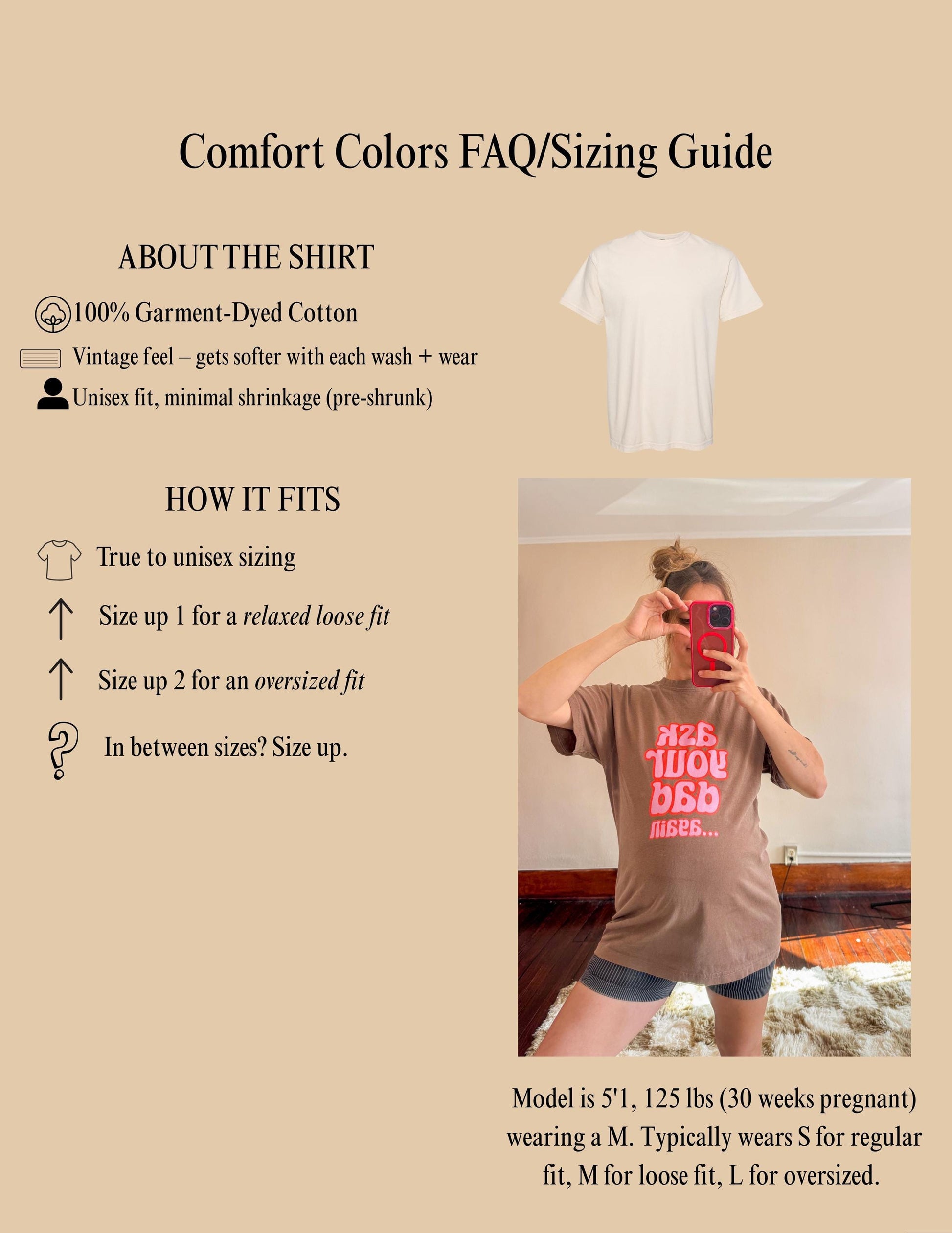 Tired Moms Club T-shirt: Ivory Comfort Colors® Athletic Dept Mom Shirt, Valentine's Day Gift for Mom