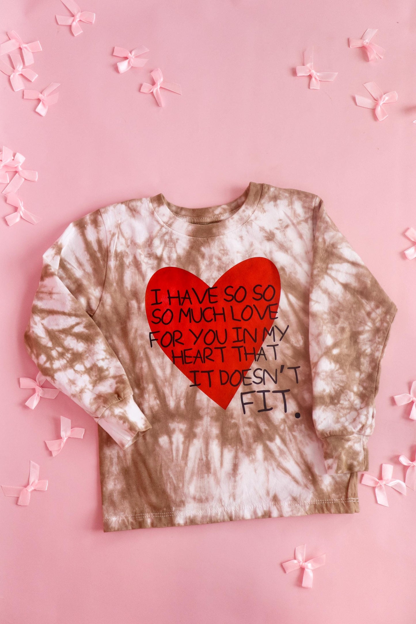 Kids Valentine Shirt, I Have So Much Love Shirt, Toddler Valentine Tee, Tie Dye Heart Shirt, Valentine's Day Outfit for Kids