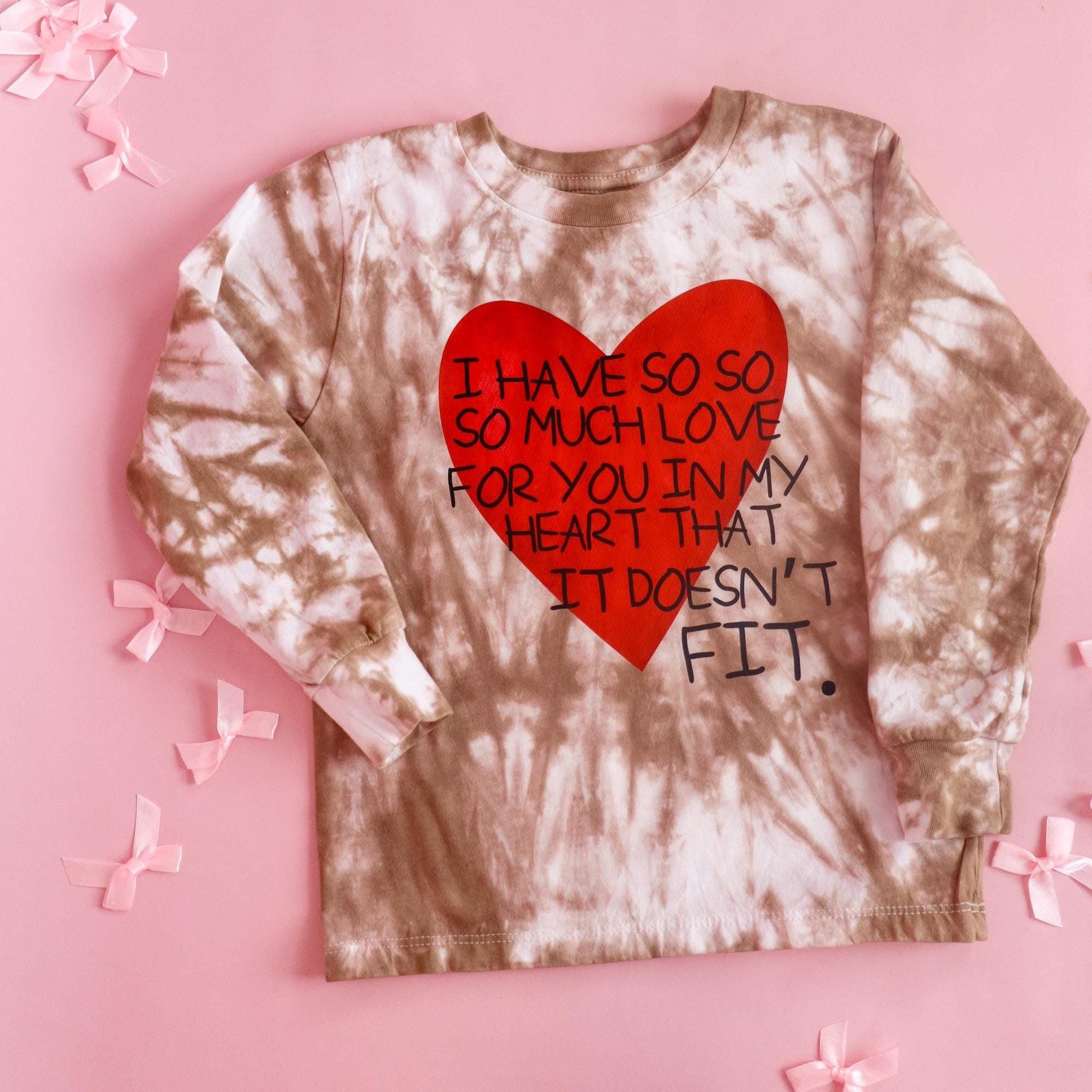 soft and comfortable 100% cotton Valentine's Day shirt for kids